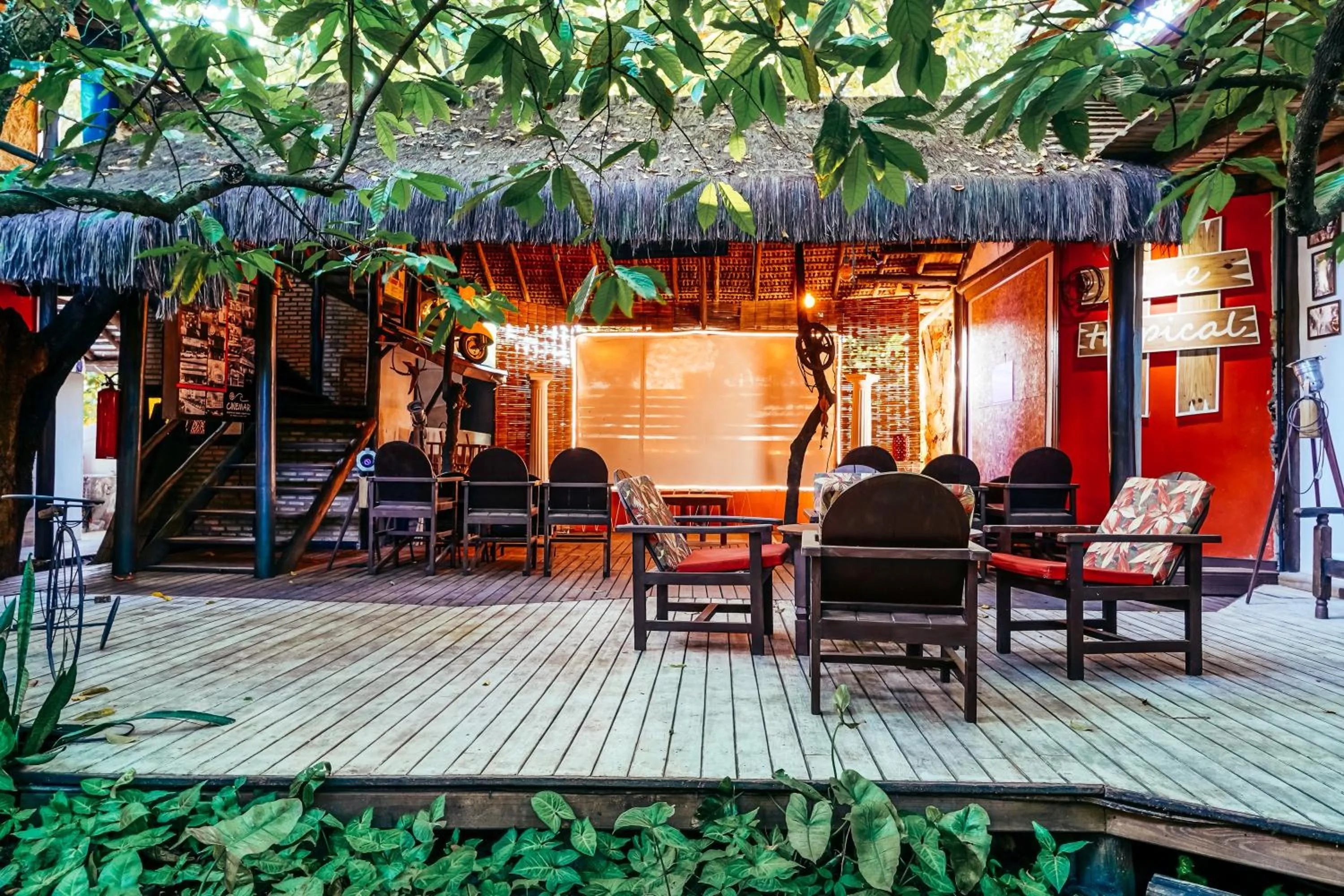 Garden view in Pousada Fruta Pão