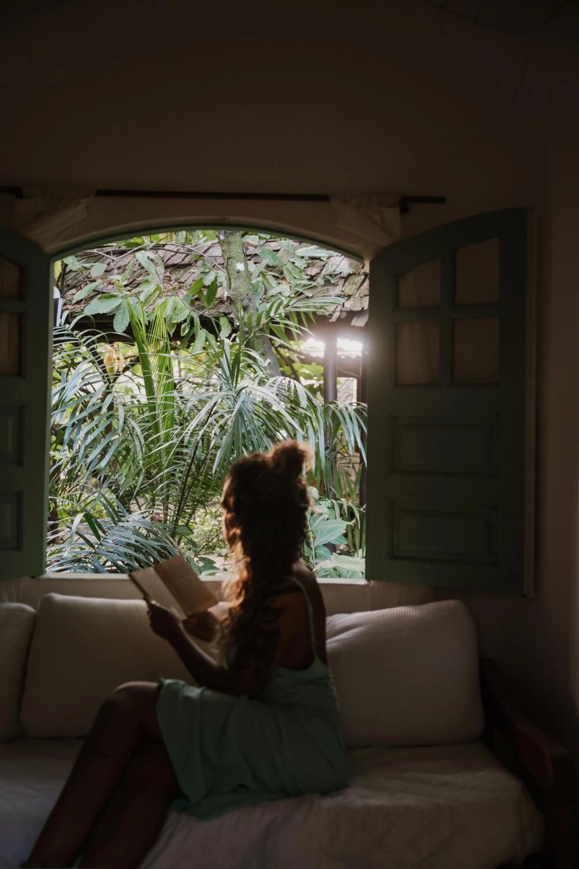 Seating area in Pousada Fruta Pão