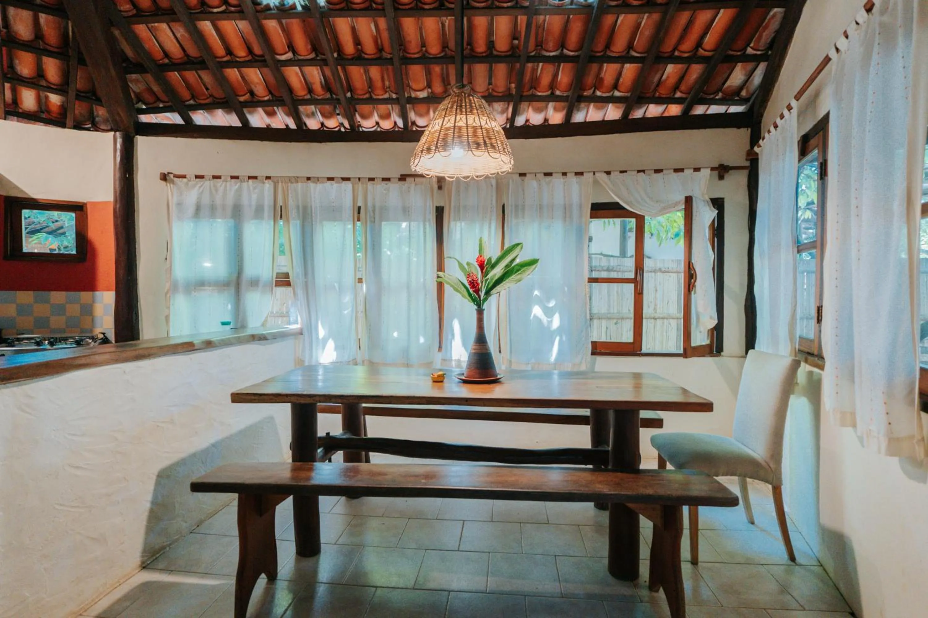 Dining area in Pousada Fruta Pão