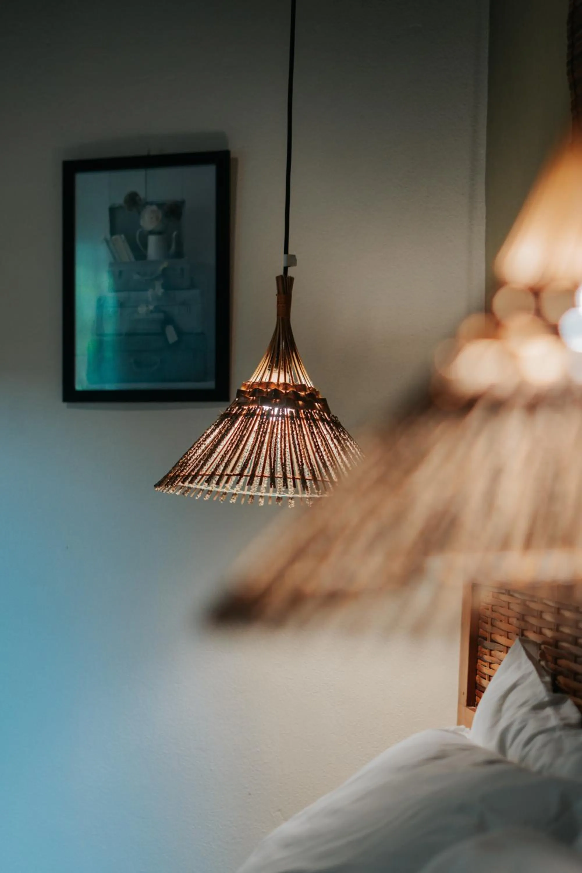 Decorative detail, Bed in Pousada Fruta Pão