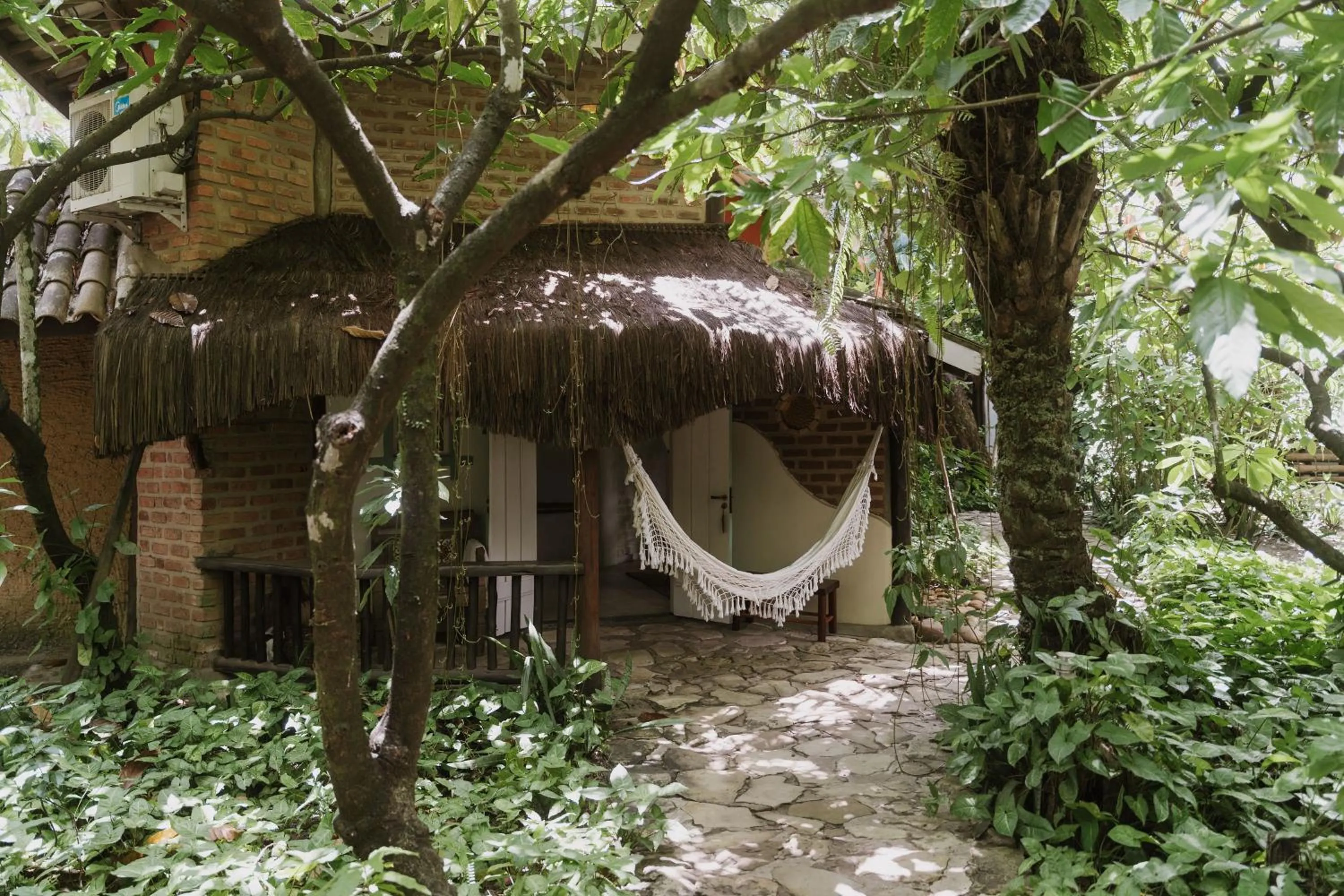 Garden view in Pousada Fruta Pão