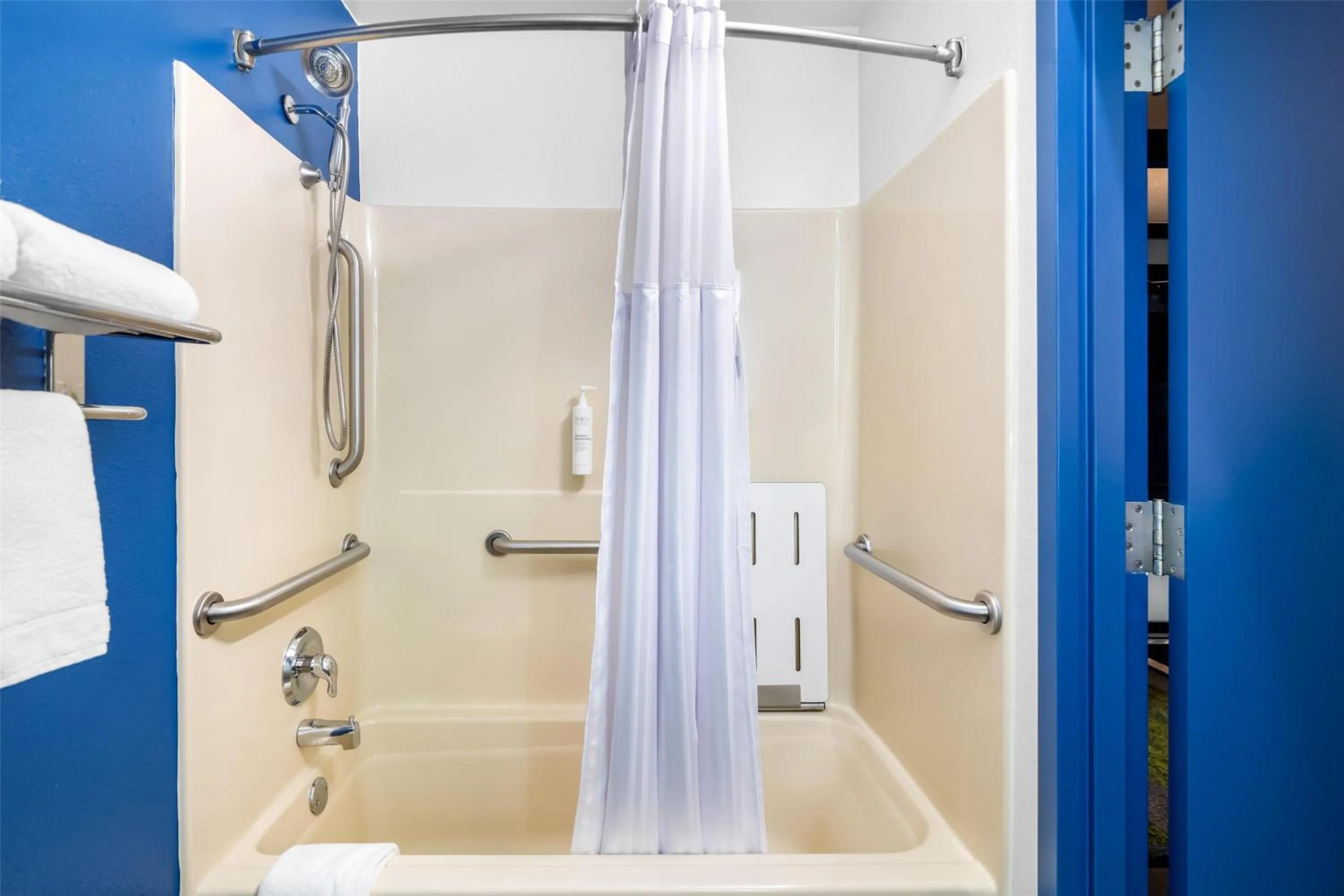 Bathroom in Spark by Hilton Roanoke Civic Center