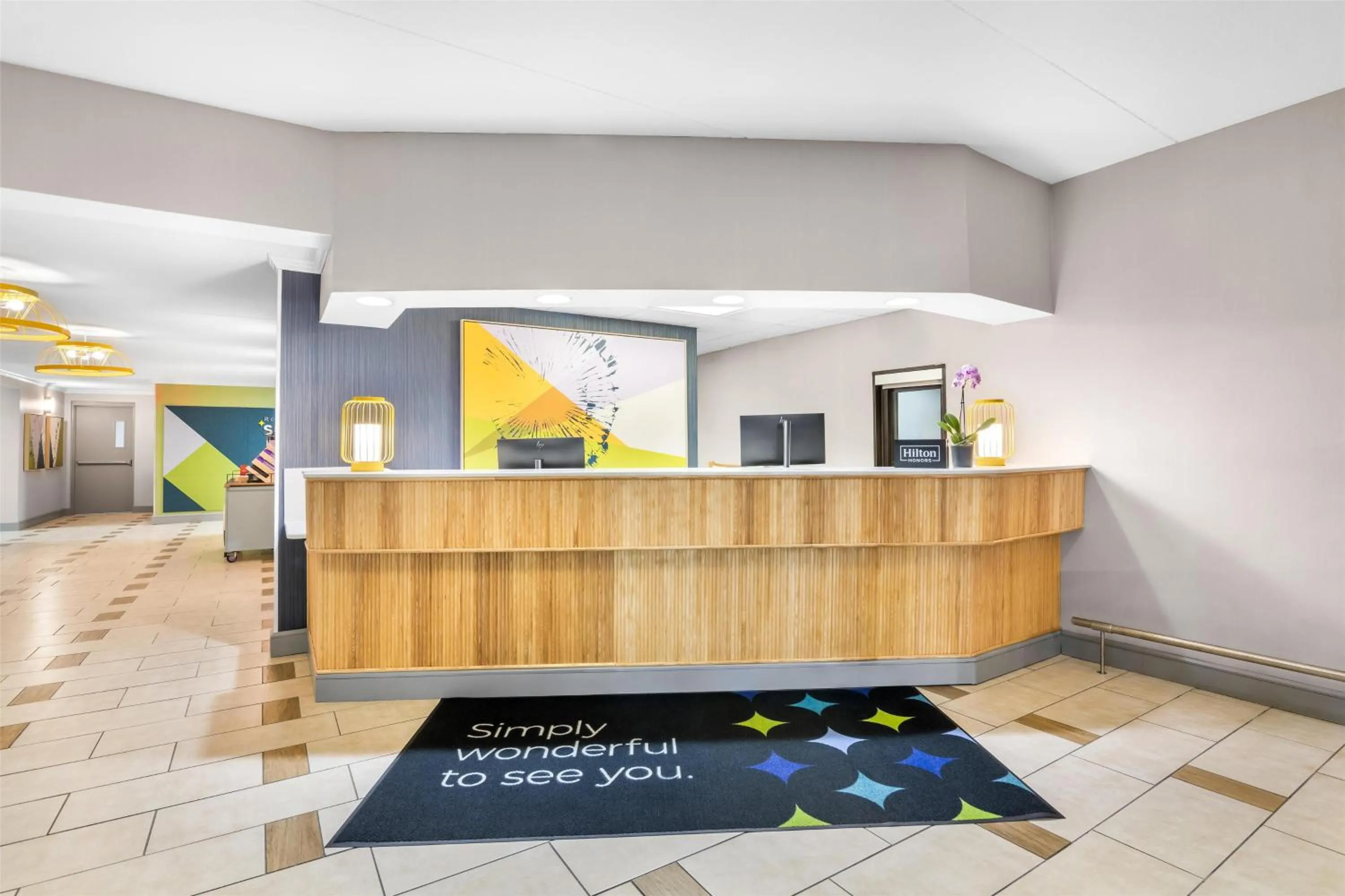 Lobby or reception in Spark by Hilton Roanoke Civic Center