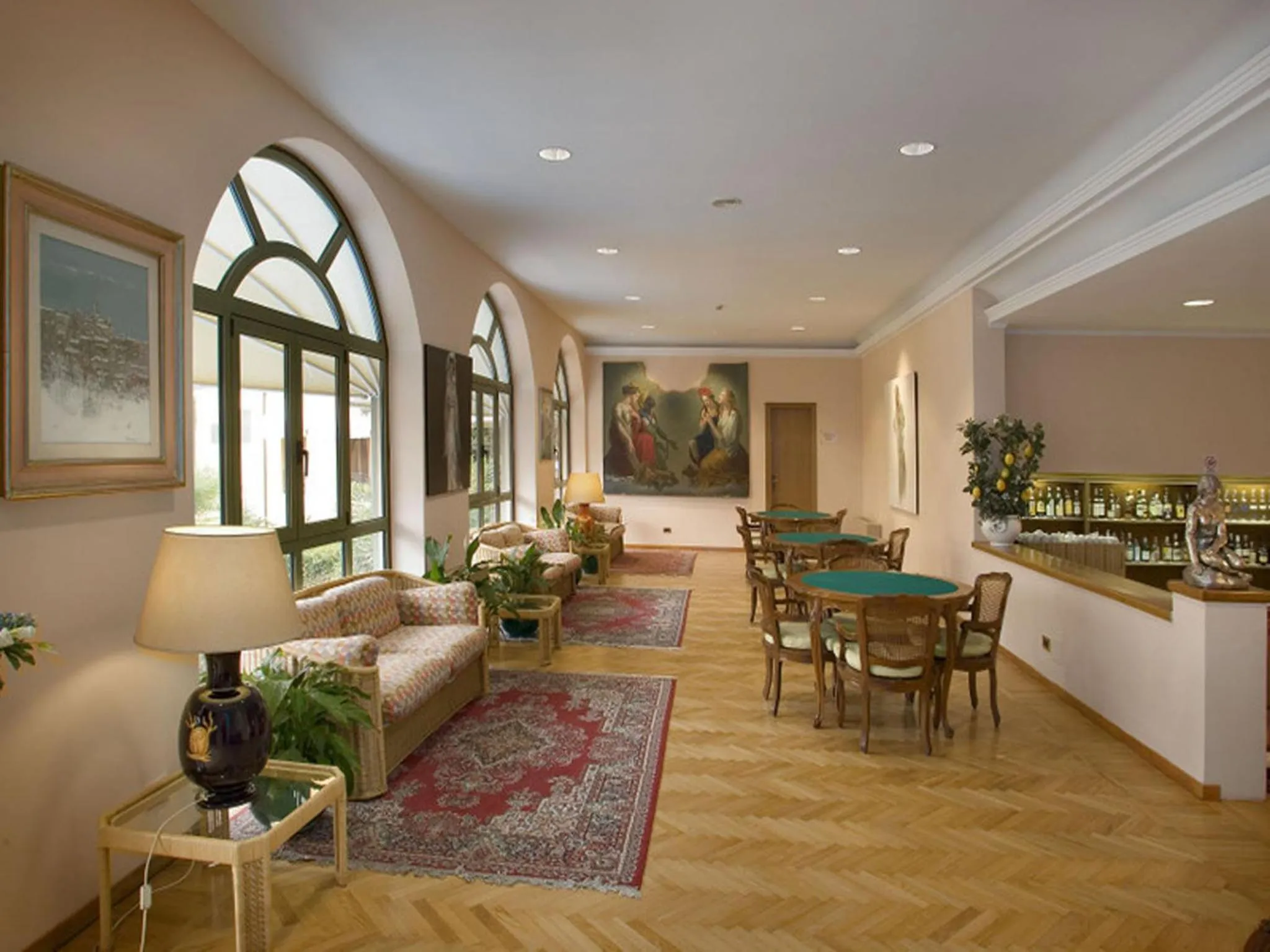 Lobby or reception in Hotel Settentrionale Esplanade