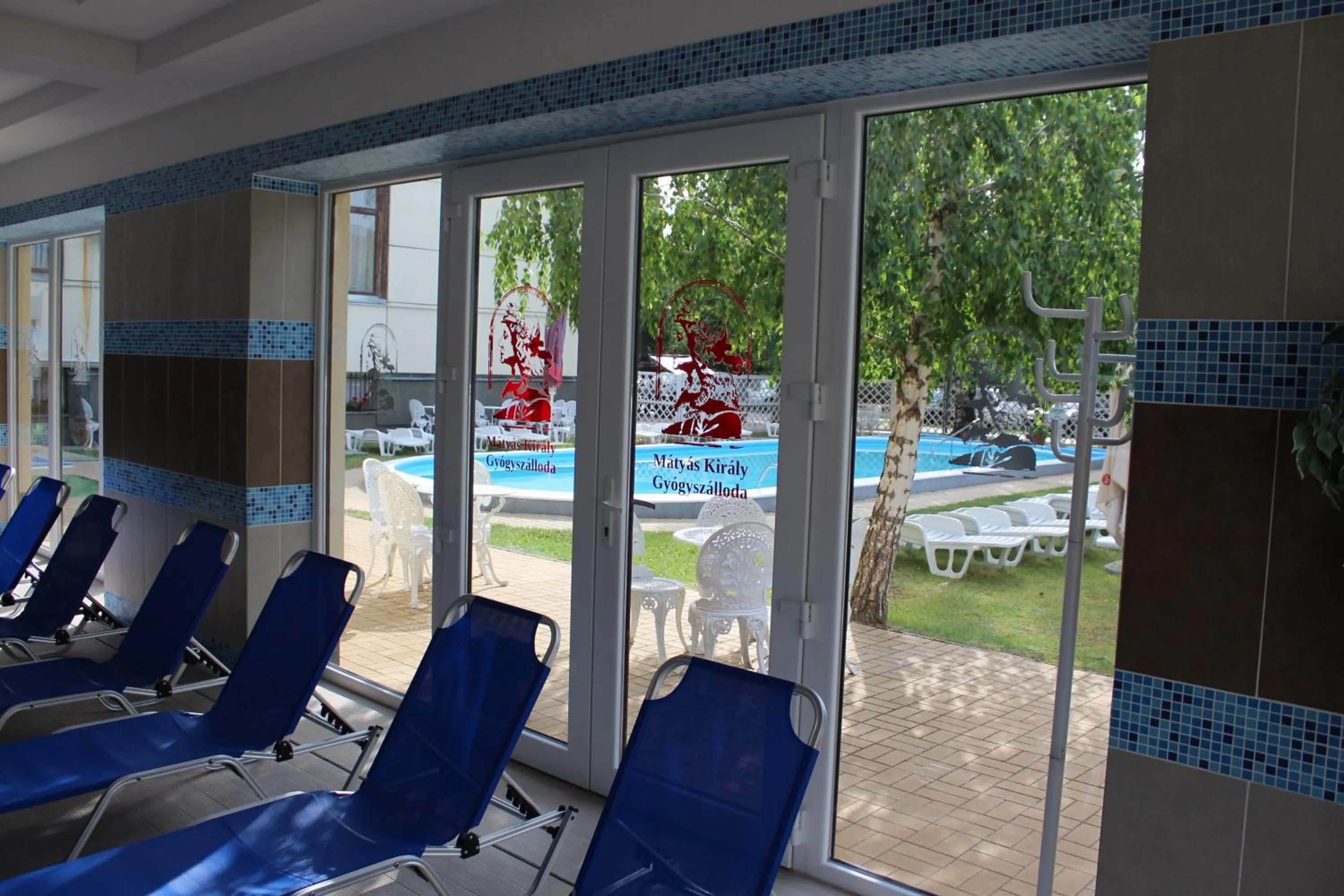 Pool view in Mátyás Király Gyógy- és Wellness Hotel