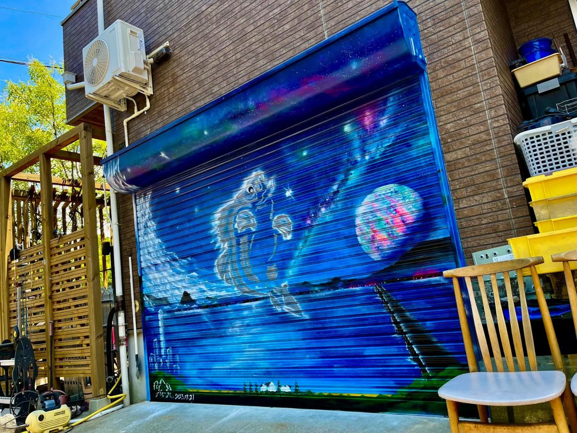 Decorative detail in Koke Musu inn