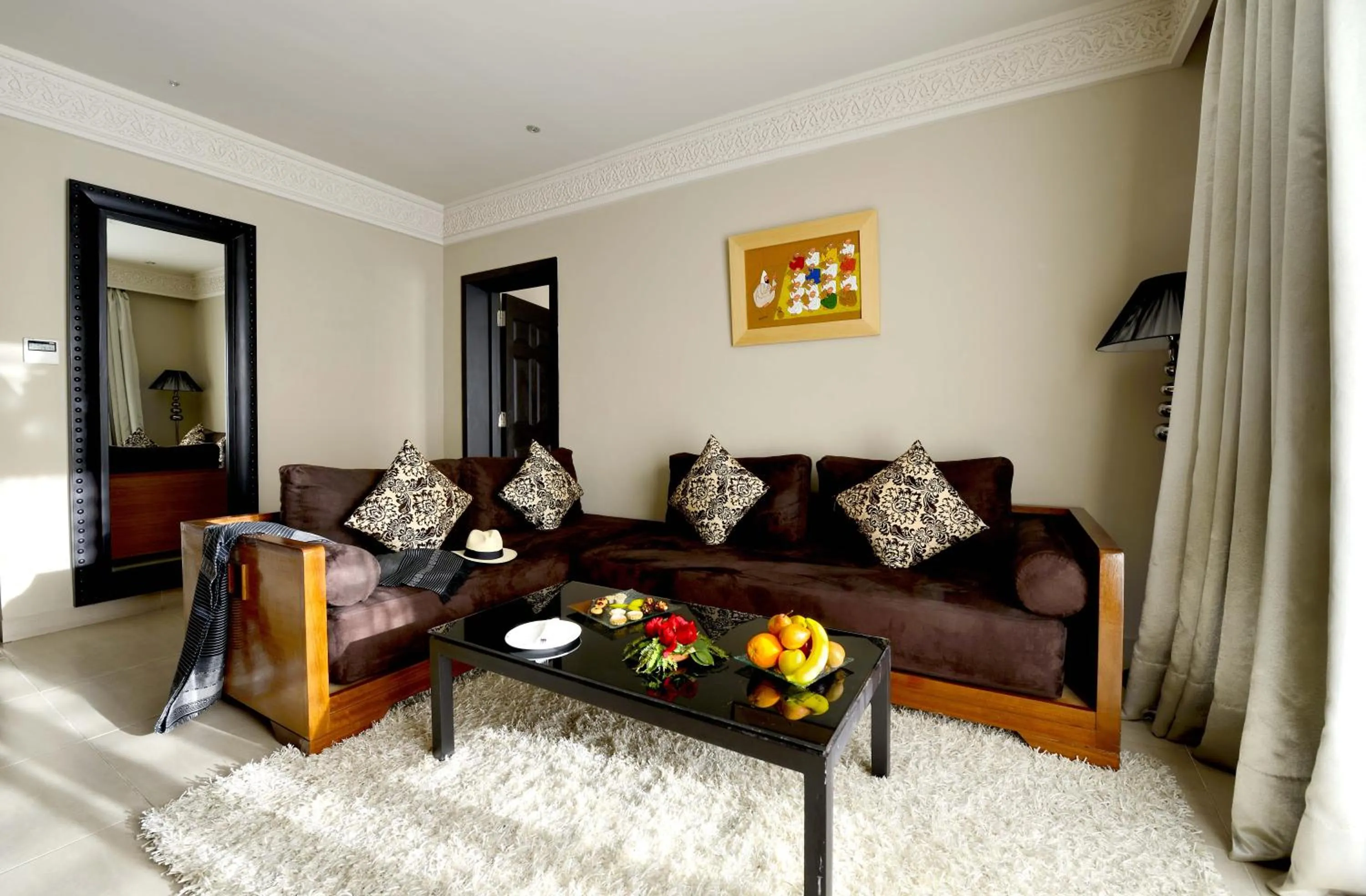 Living room in Adam Park Marrakech Hotel & Spa