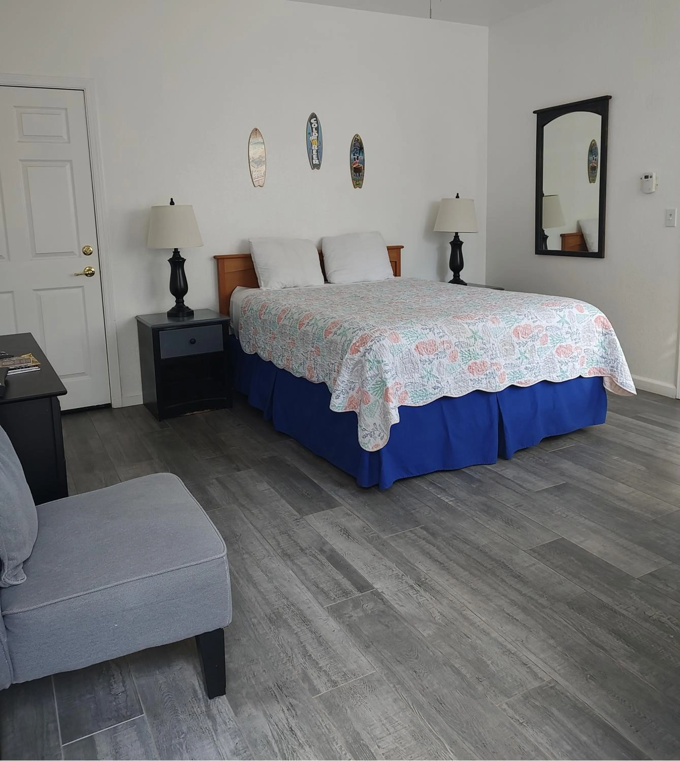 Bed in Pacific Plaza Resort