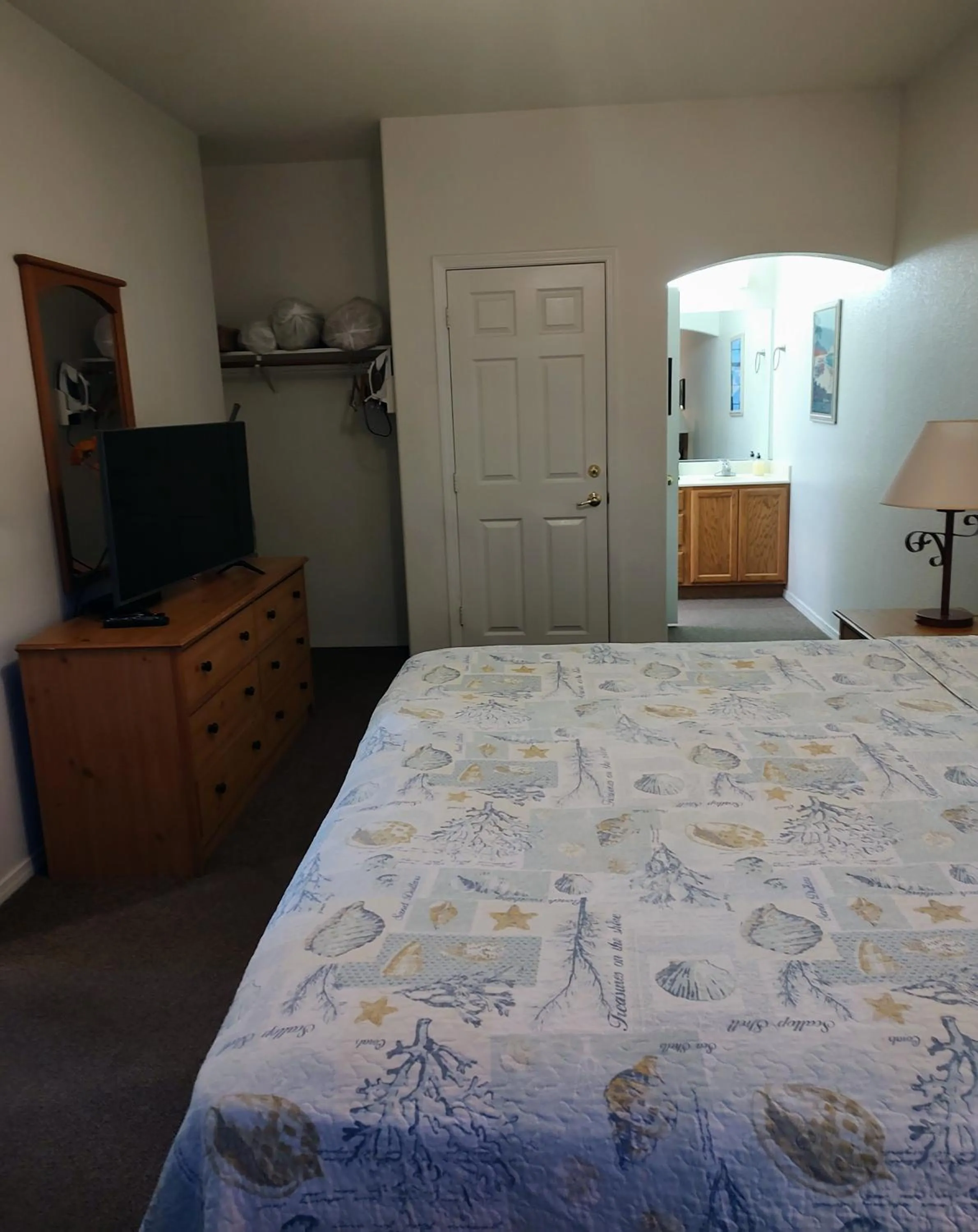 Bed in Pacific Plaza Resort