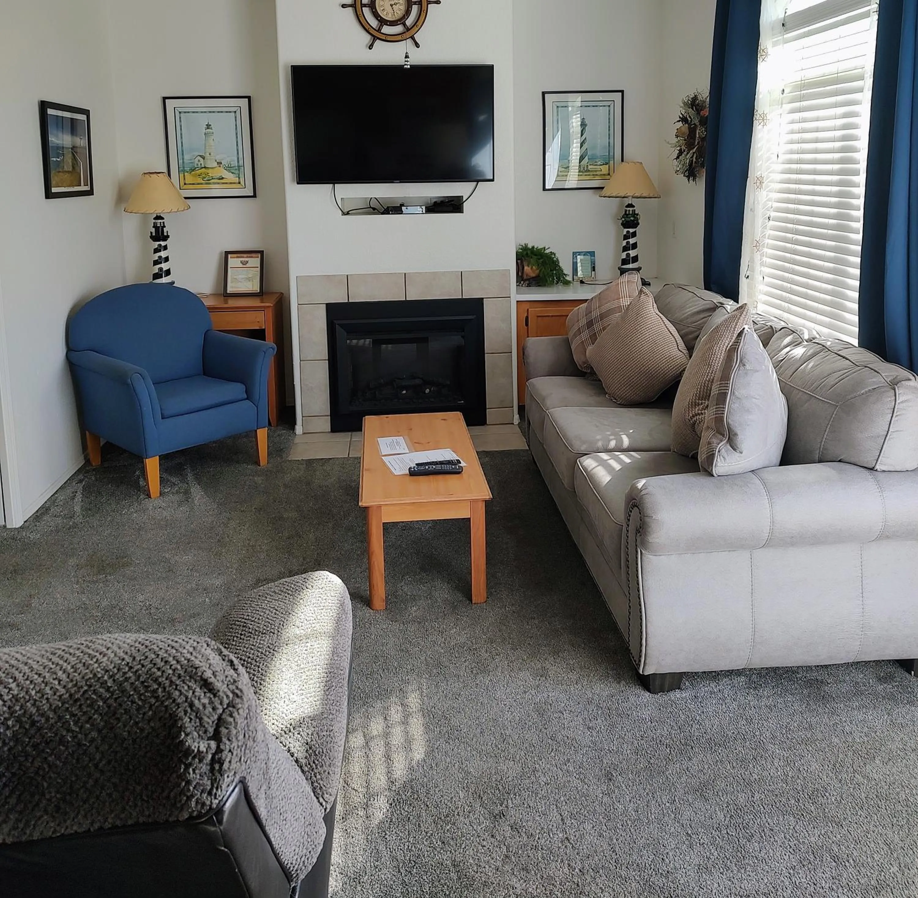 Living room in Pacific Plaza Resort