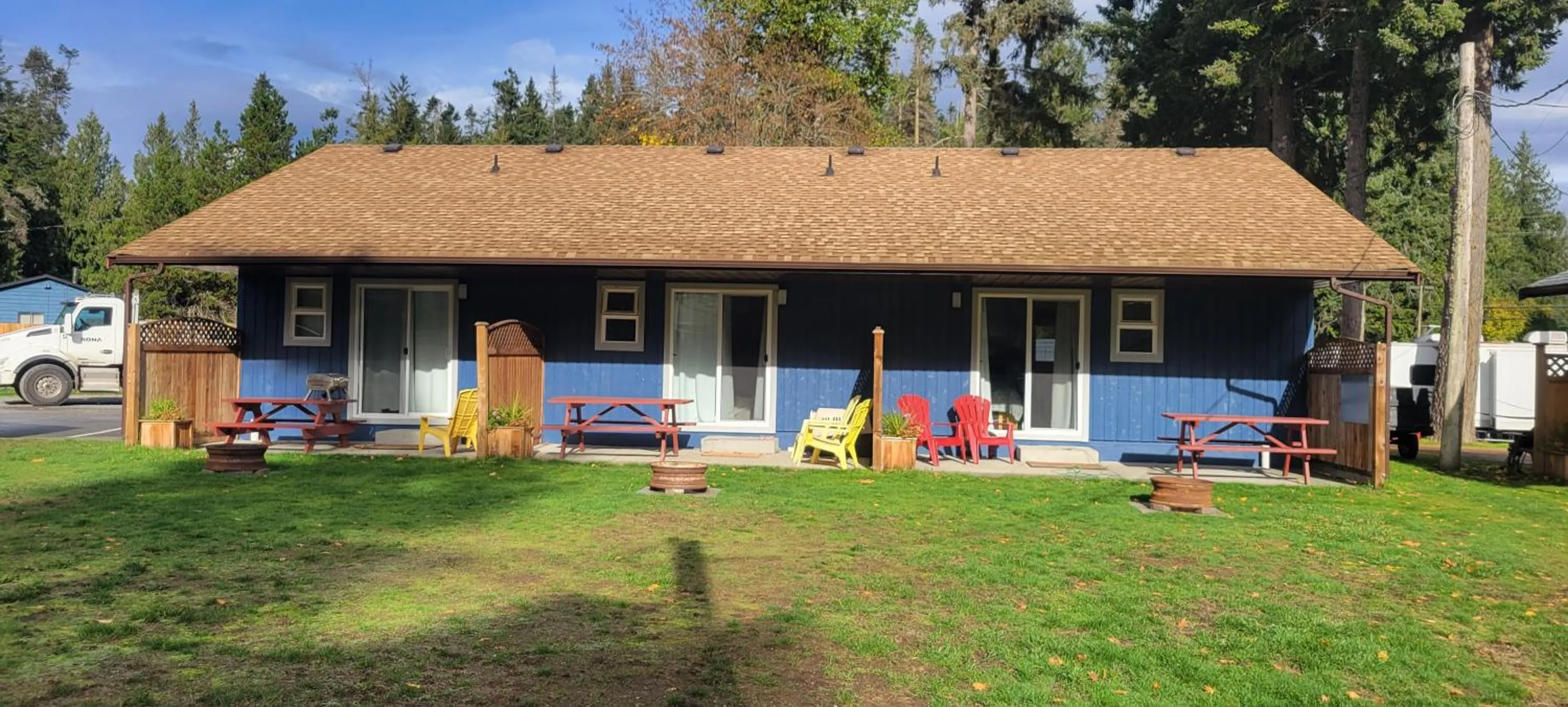 Patio in Riverside Resort & RV Park
