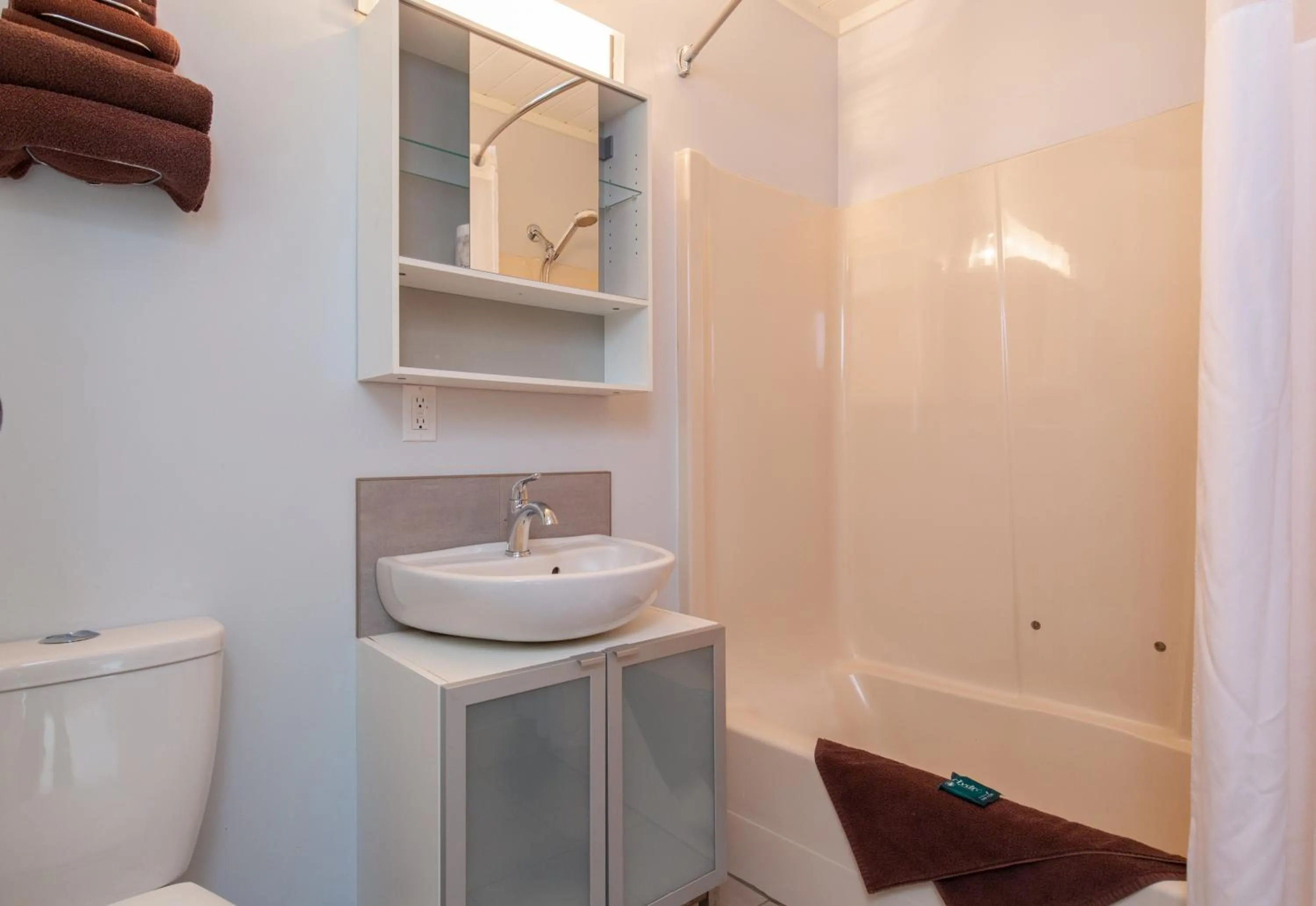 Shower in Riverside Resort & RV Park