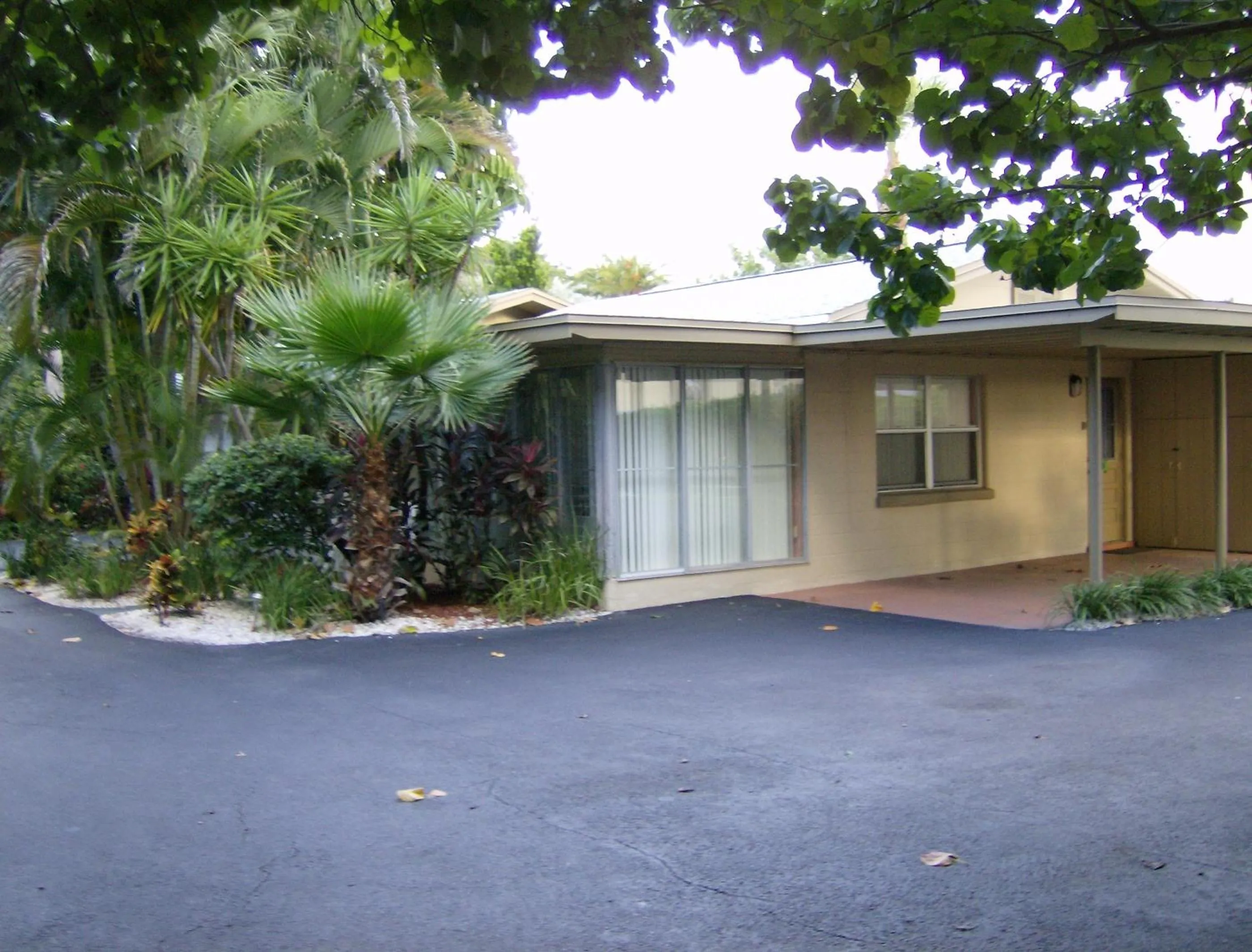 Garden view in Turtle Crawl Inn - Longboat Key