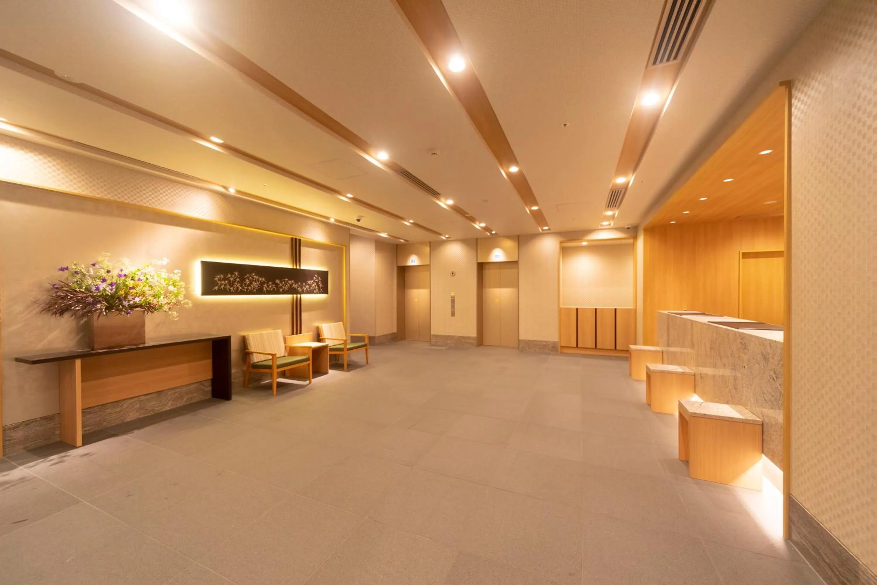 Lobby or reception in Dormy Inn Premium Namba ANNEX Natural Hot Spring