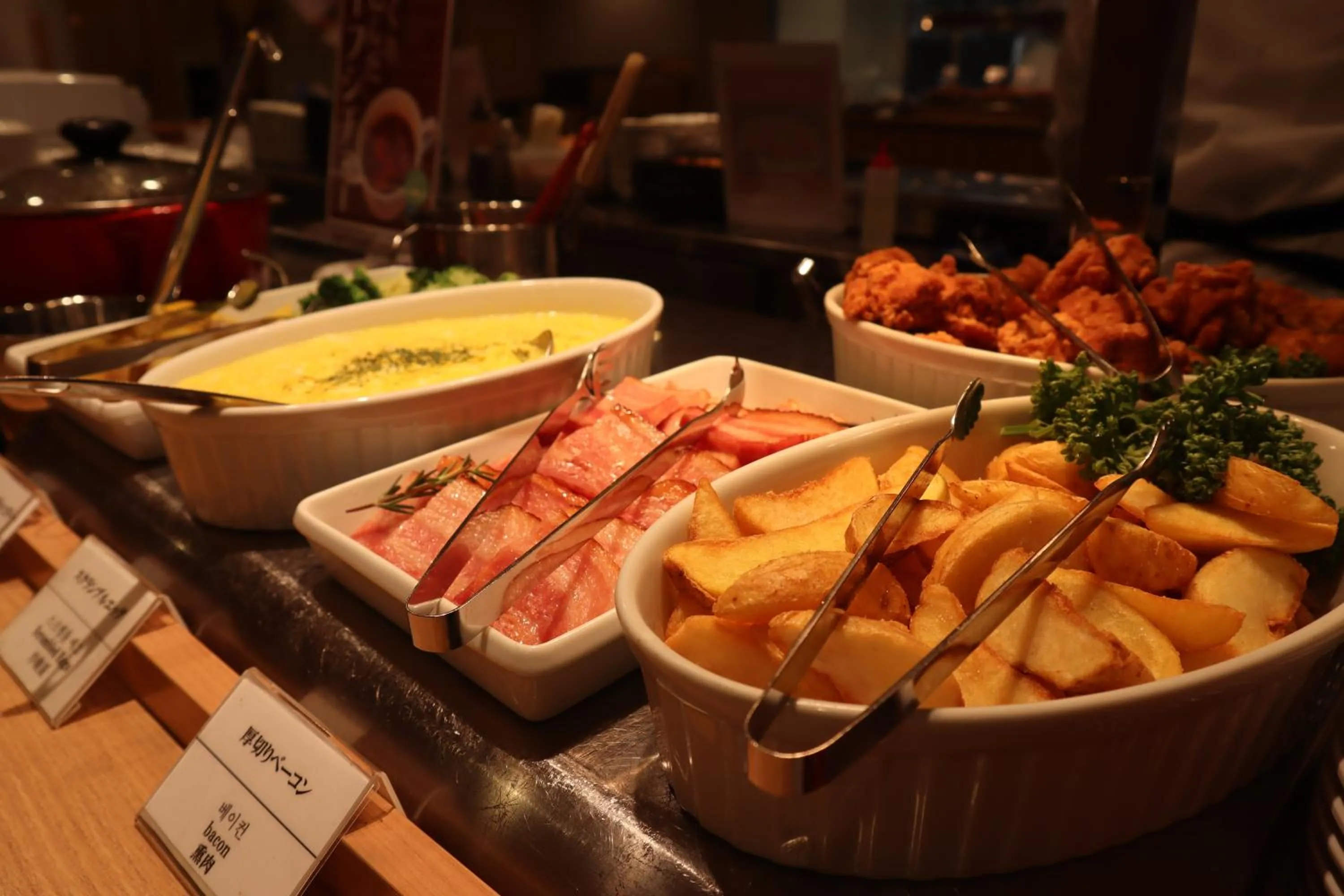 Buffet breakfast in Dormy Inn Premium Namba ANNEX Natural Hot Spring