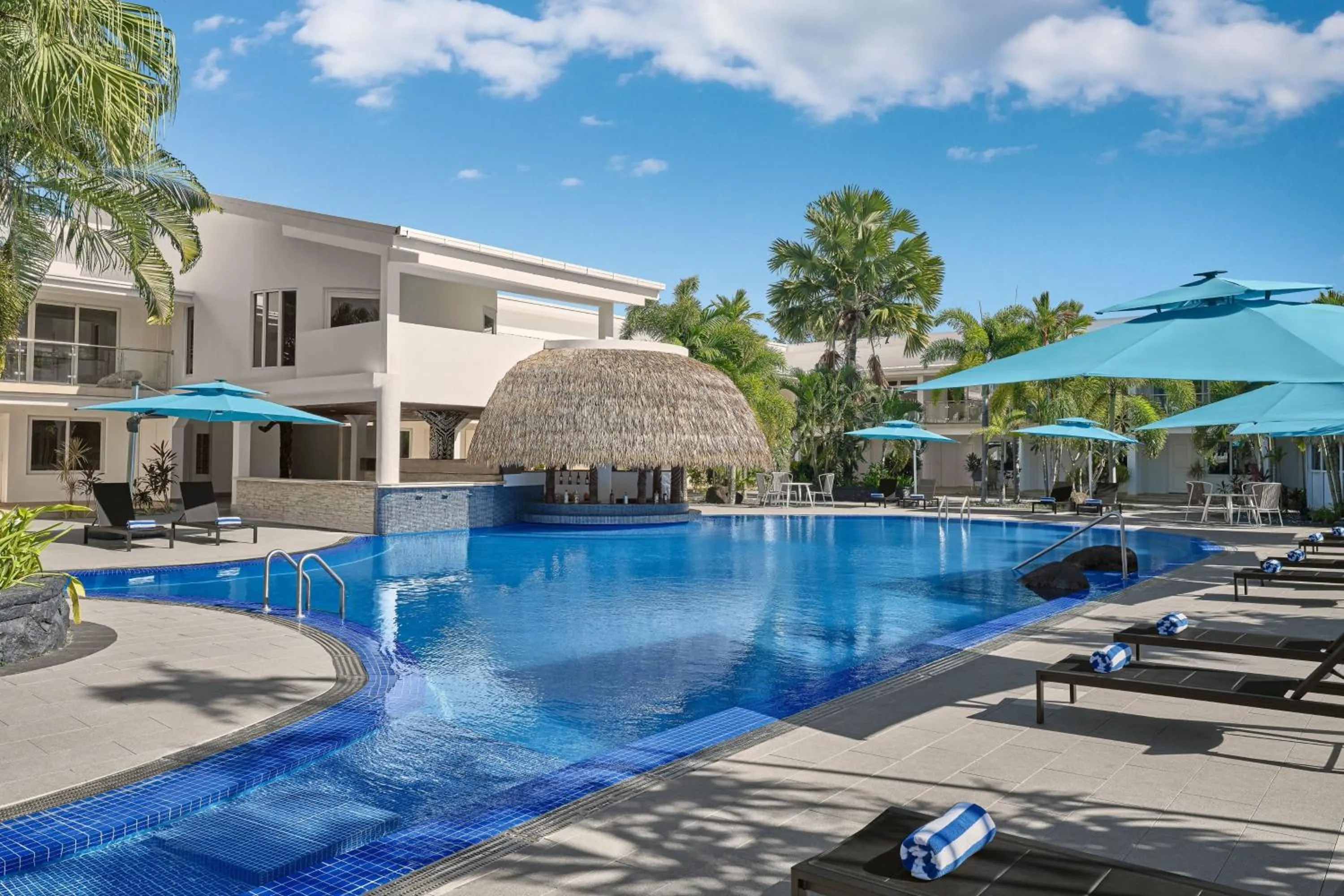 Swimming pool in Sheraton Samoa Aggie Grey's Hotel & Bungalows