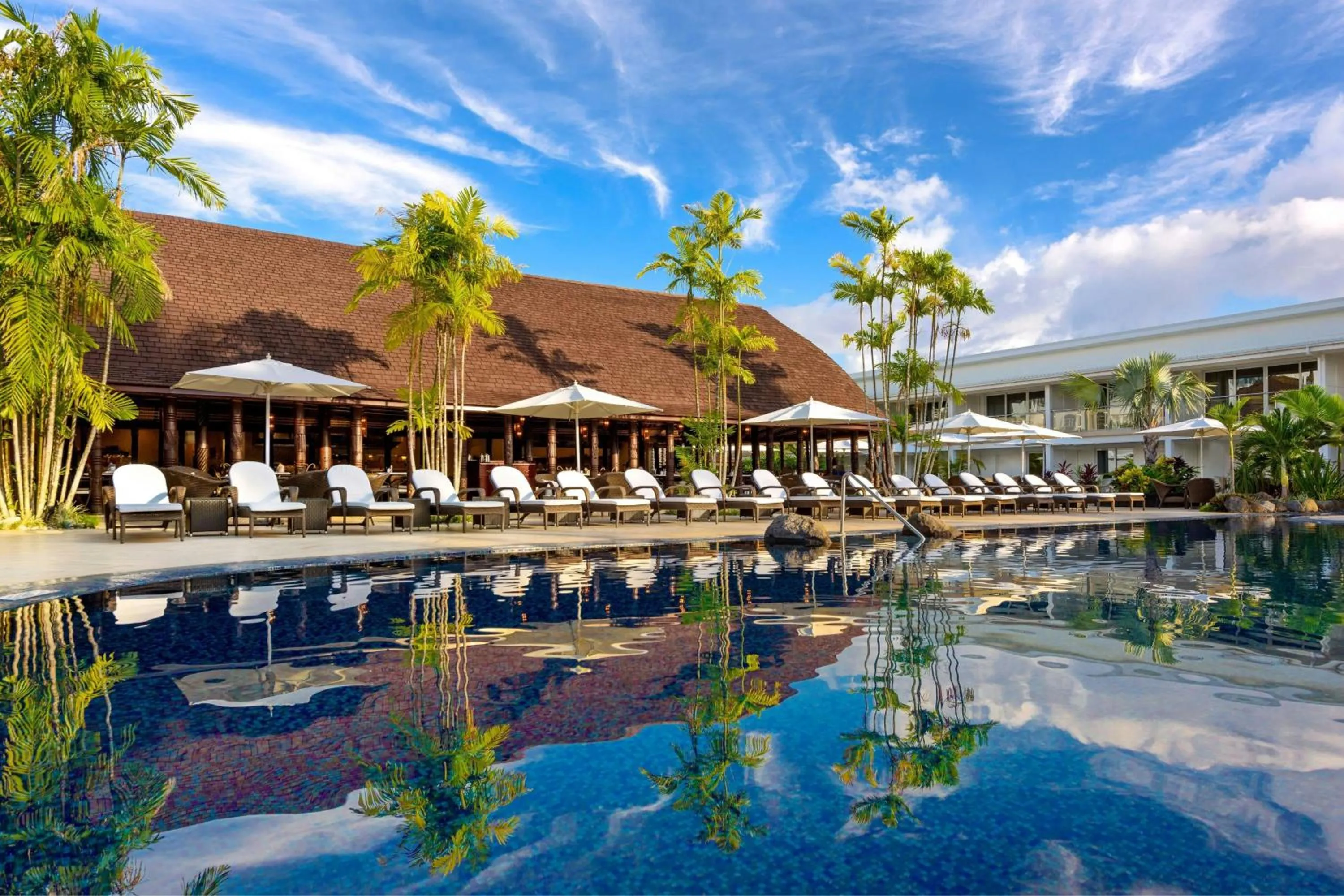 Swimming pool in Sheraton Samoa Aggie Grey's Hotel & Bungalows