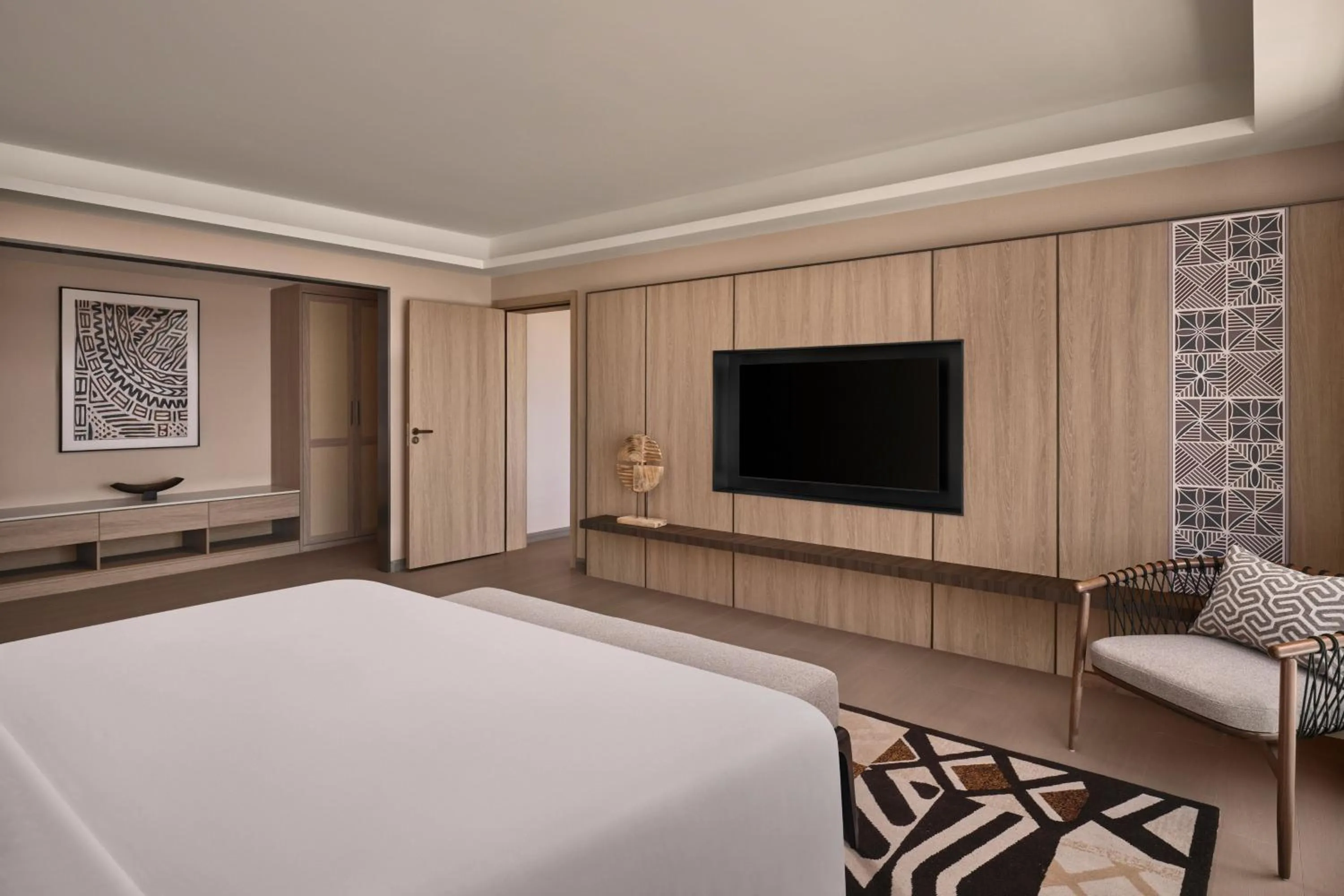 Bedroom, Bed in Sheraton Samoa Aggie Grey's Hotel & Bungalows