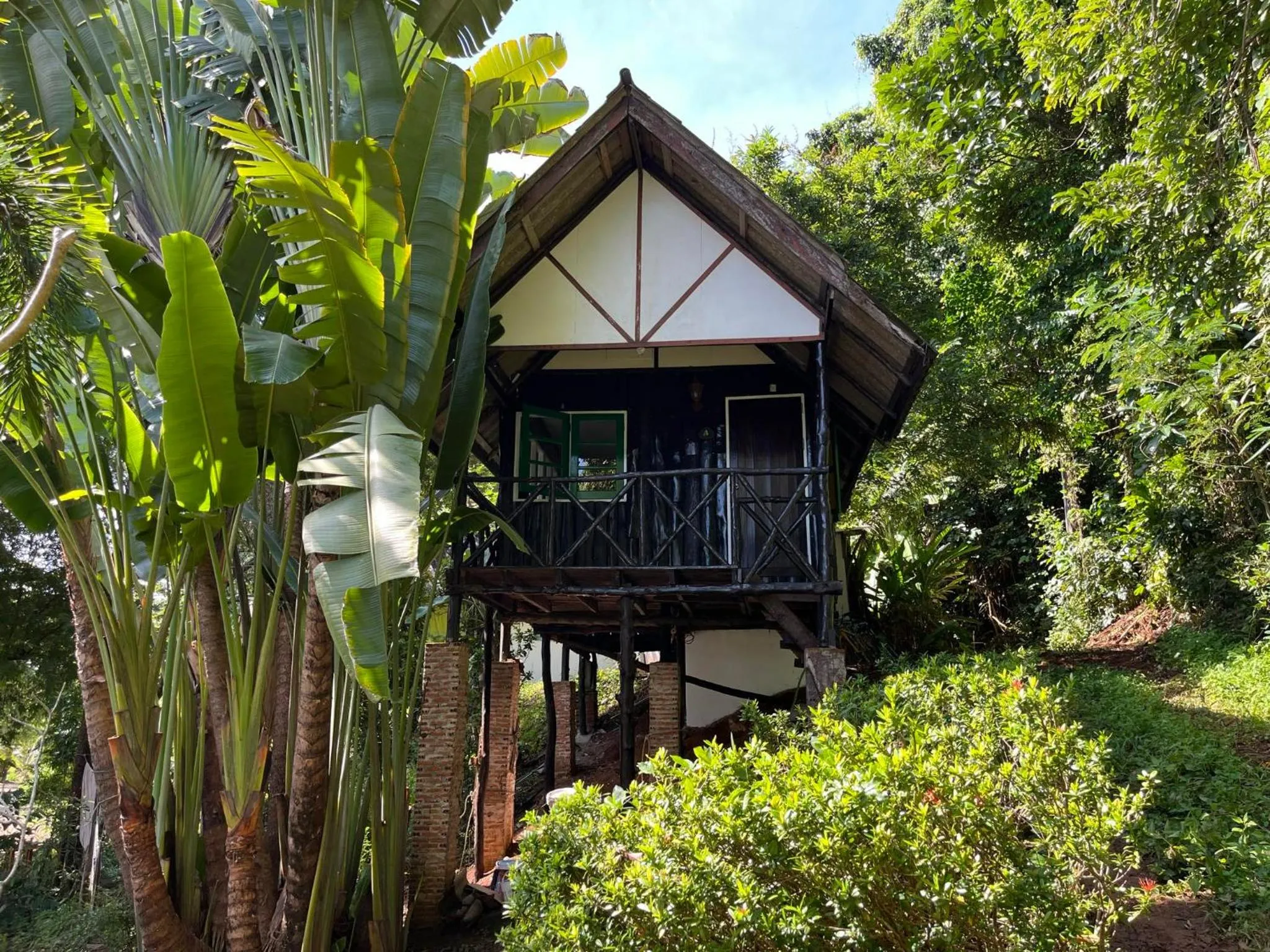 Garden view in AoPong Resort