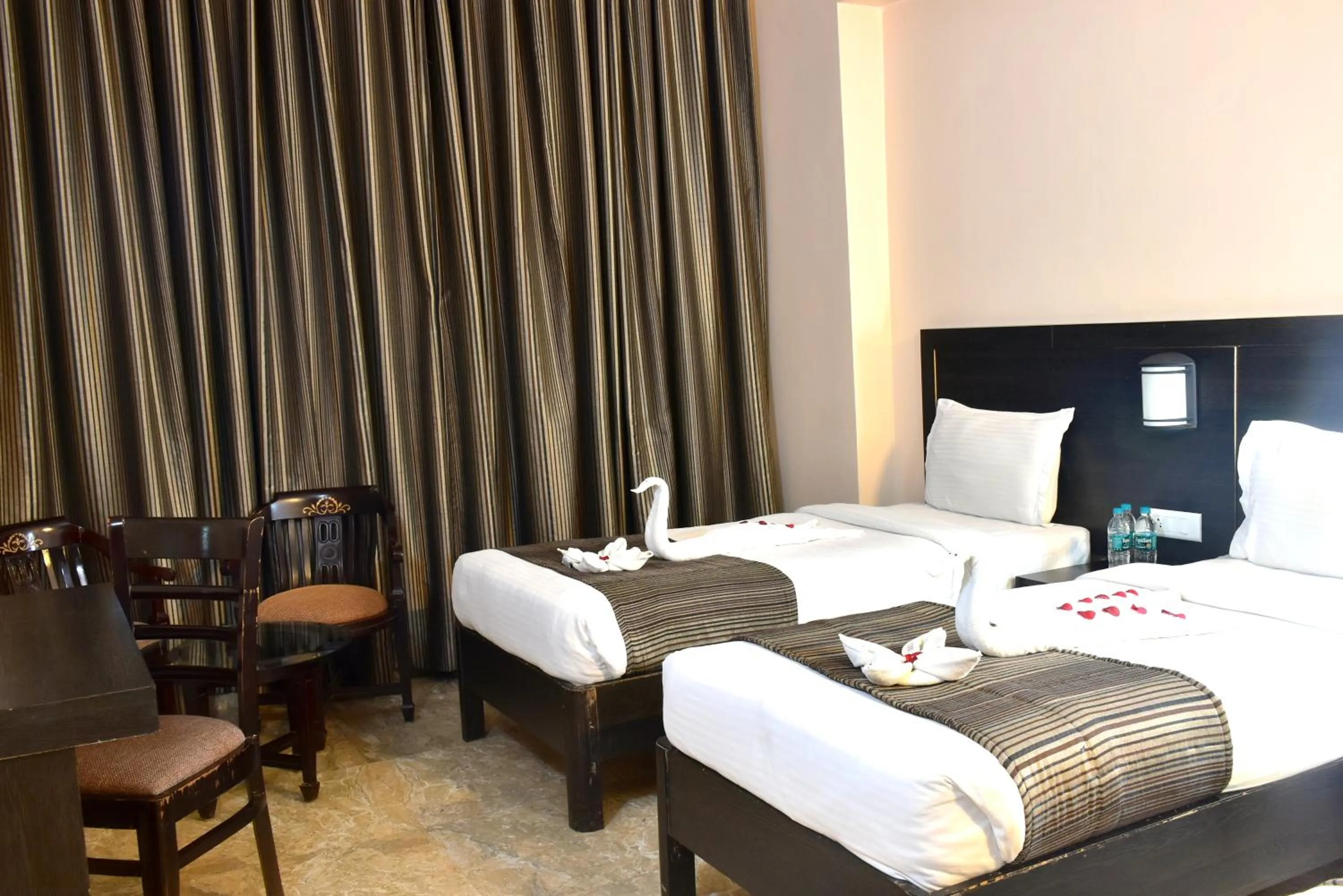 Bed in Hotel City Inn