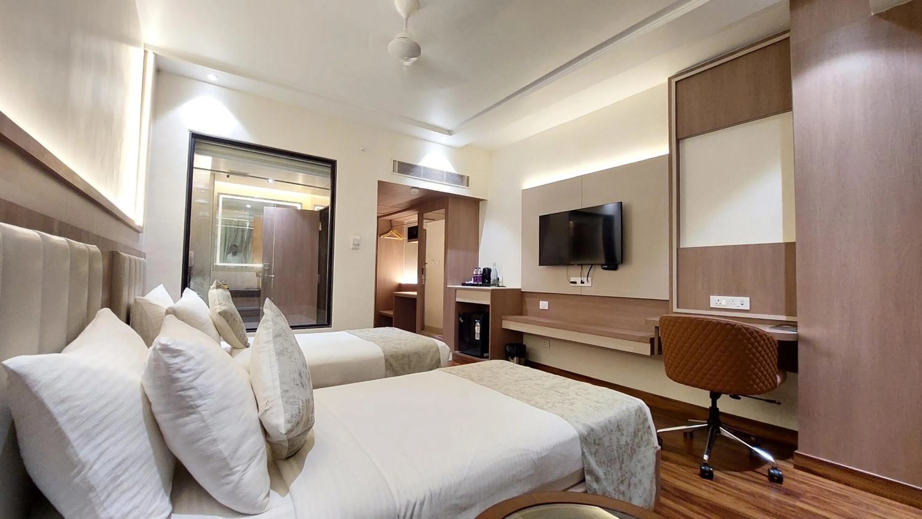 Bed in Hotel City Inn