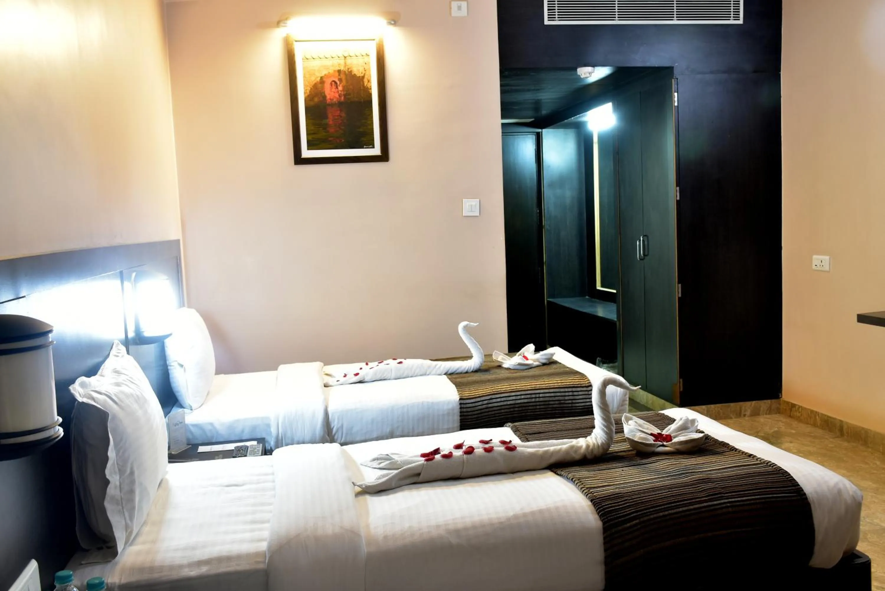 Bed in Hotel City Inn