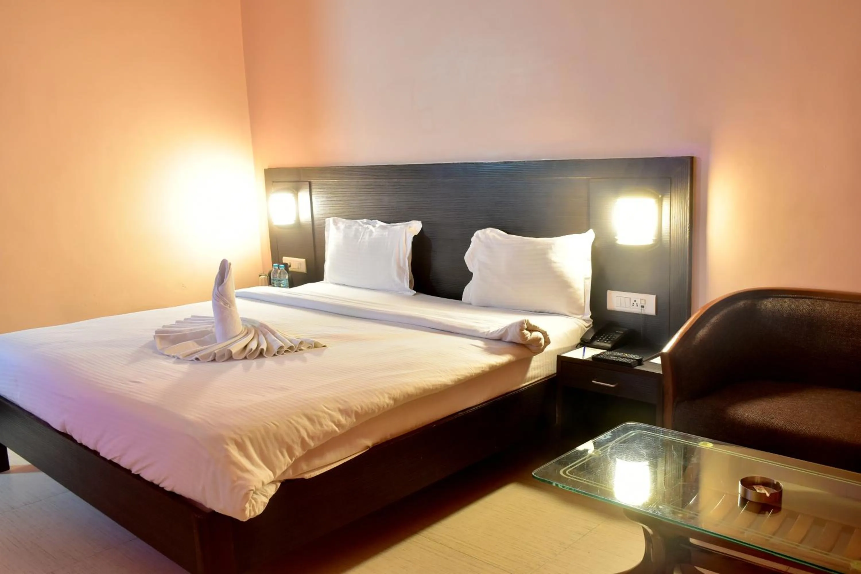 Bed in Hotel City Inn