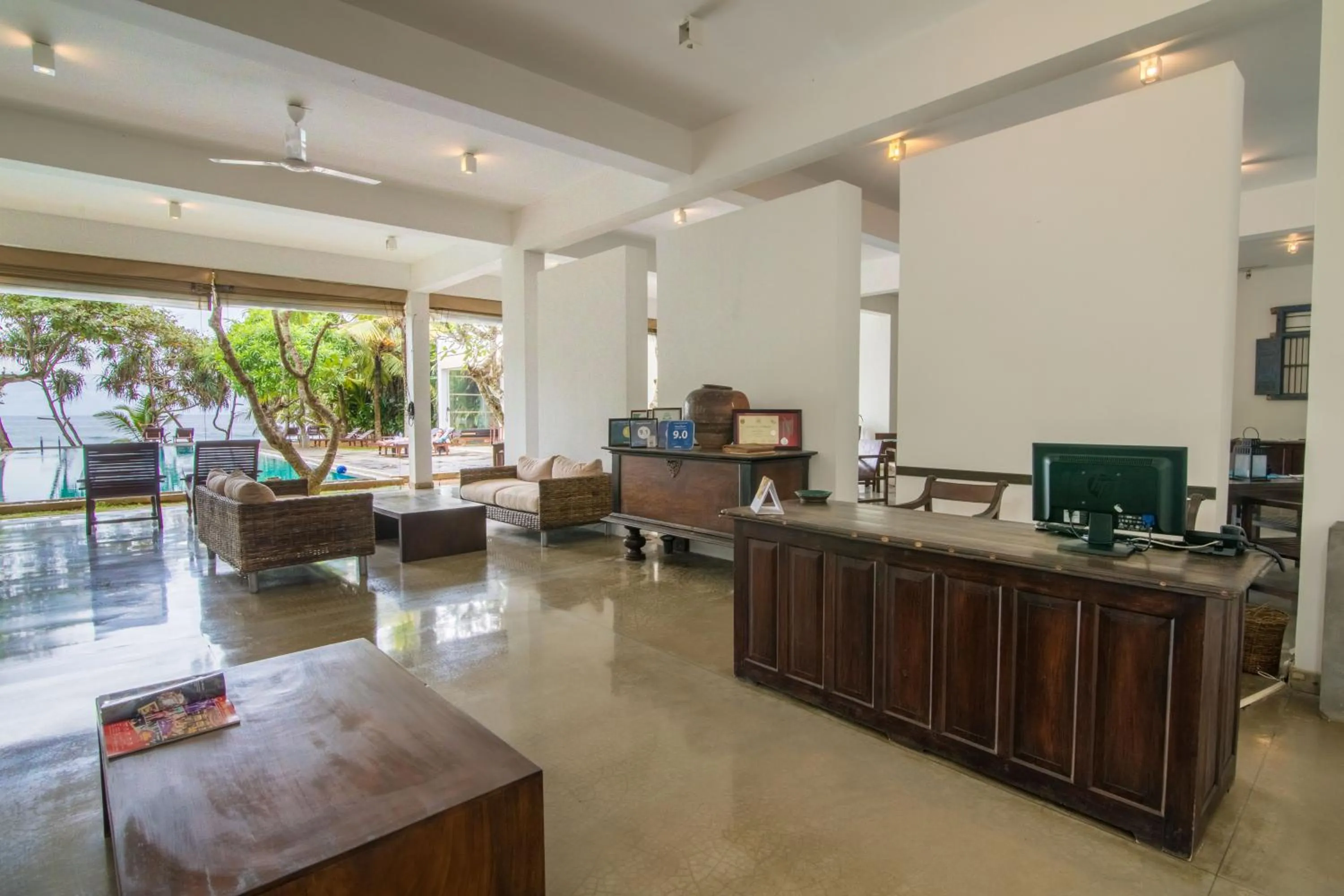 Lobby or reception in Roman Beach Hotel