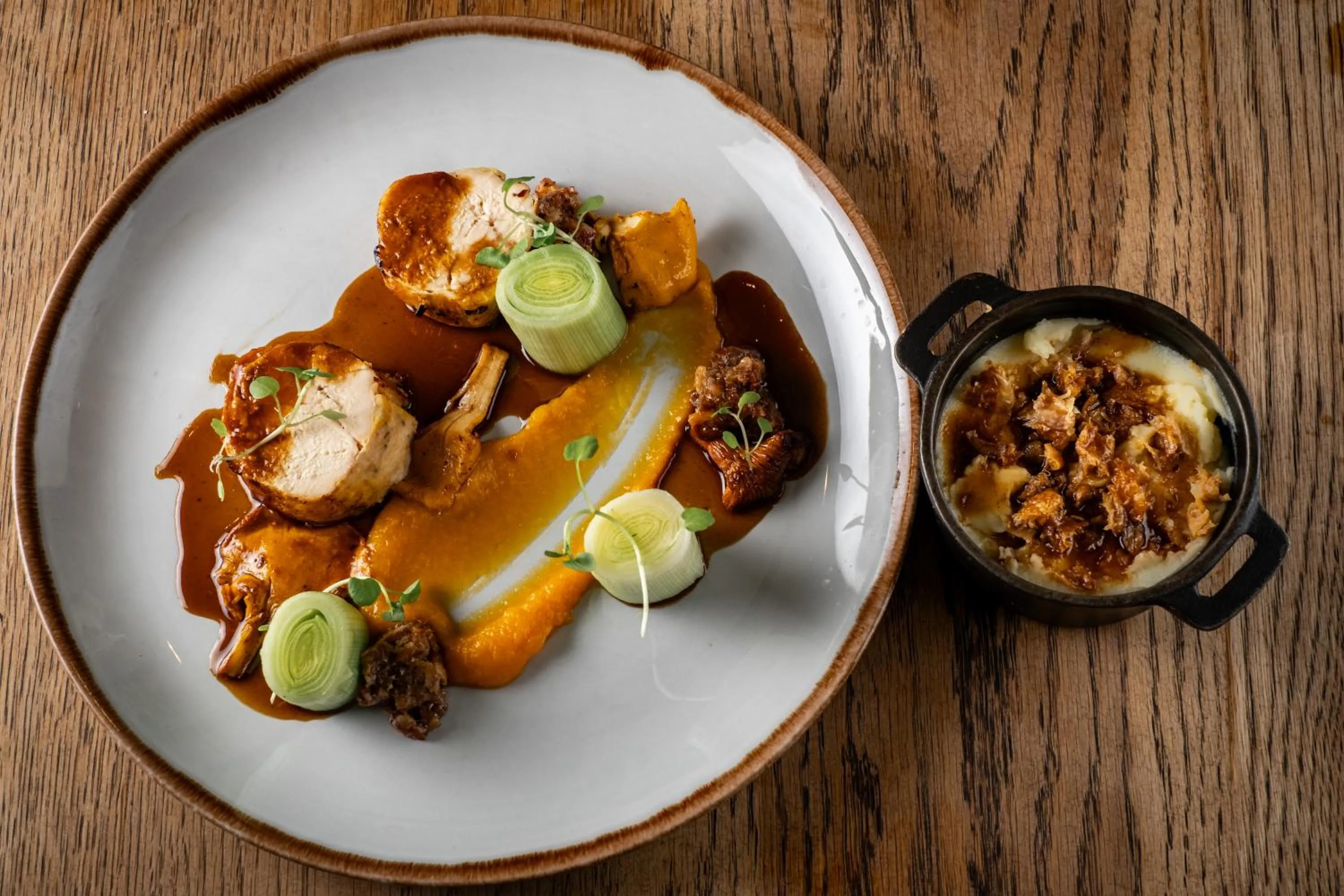 Food close-up in The Wild Boar