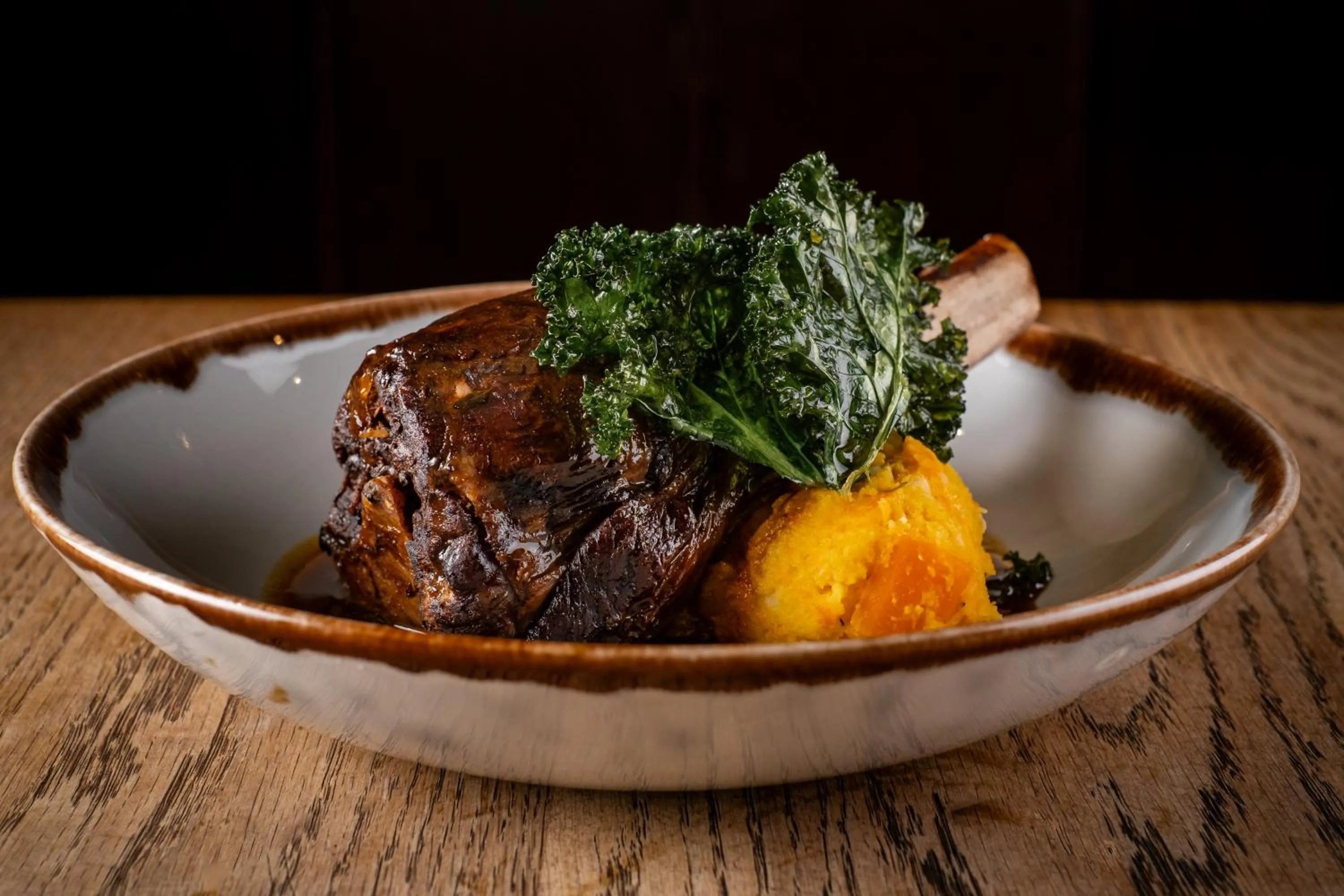 Food close-up in The Wild Boar