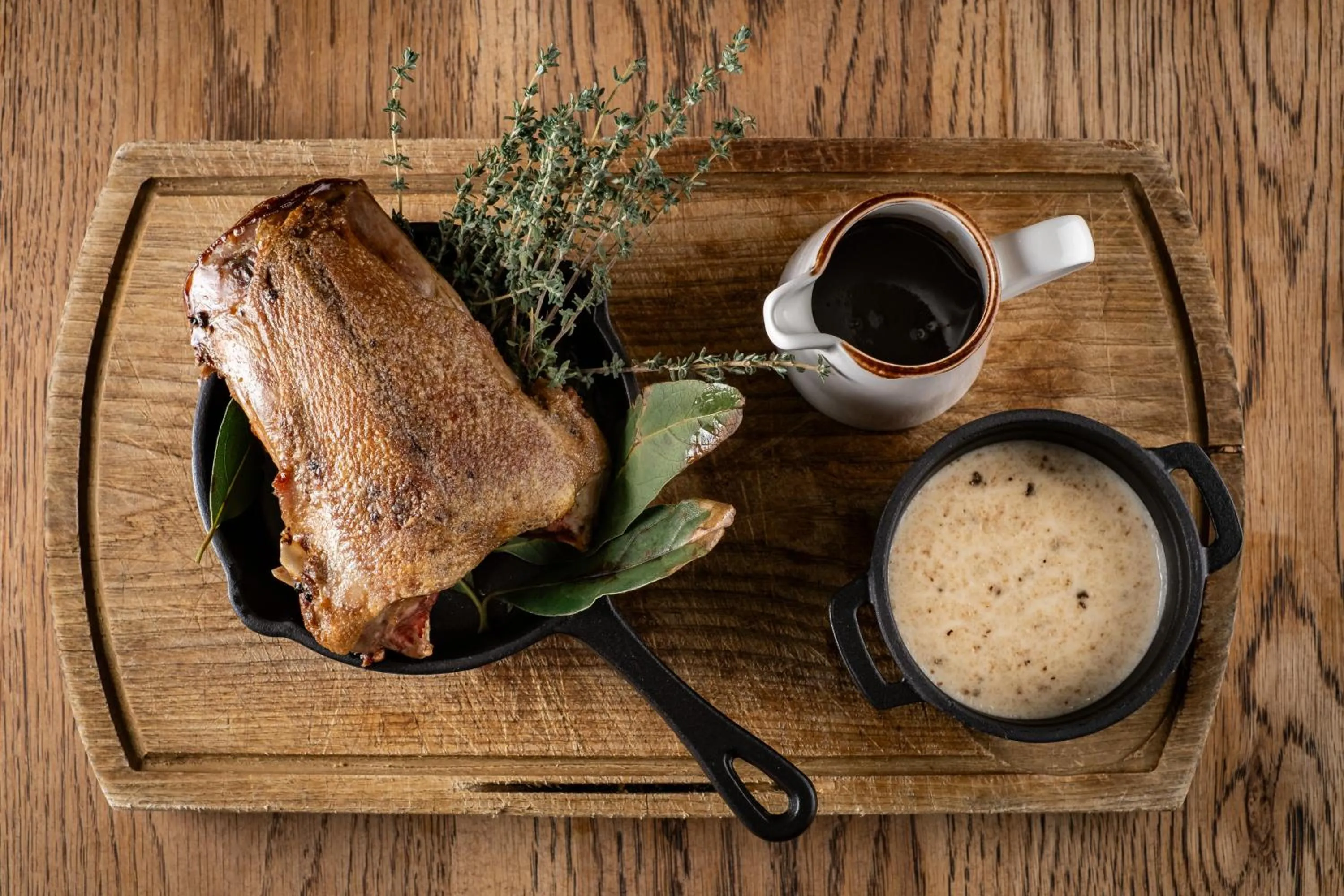 Food close-up in The Wild Boar