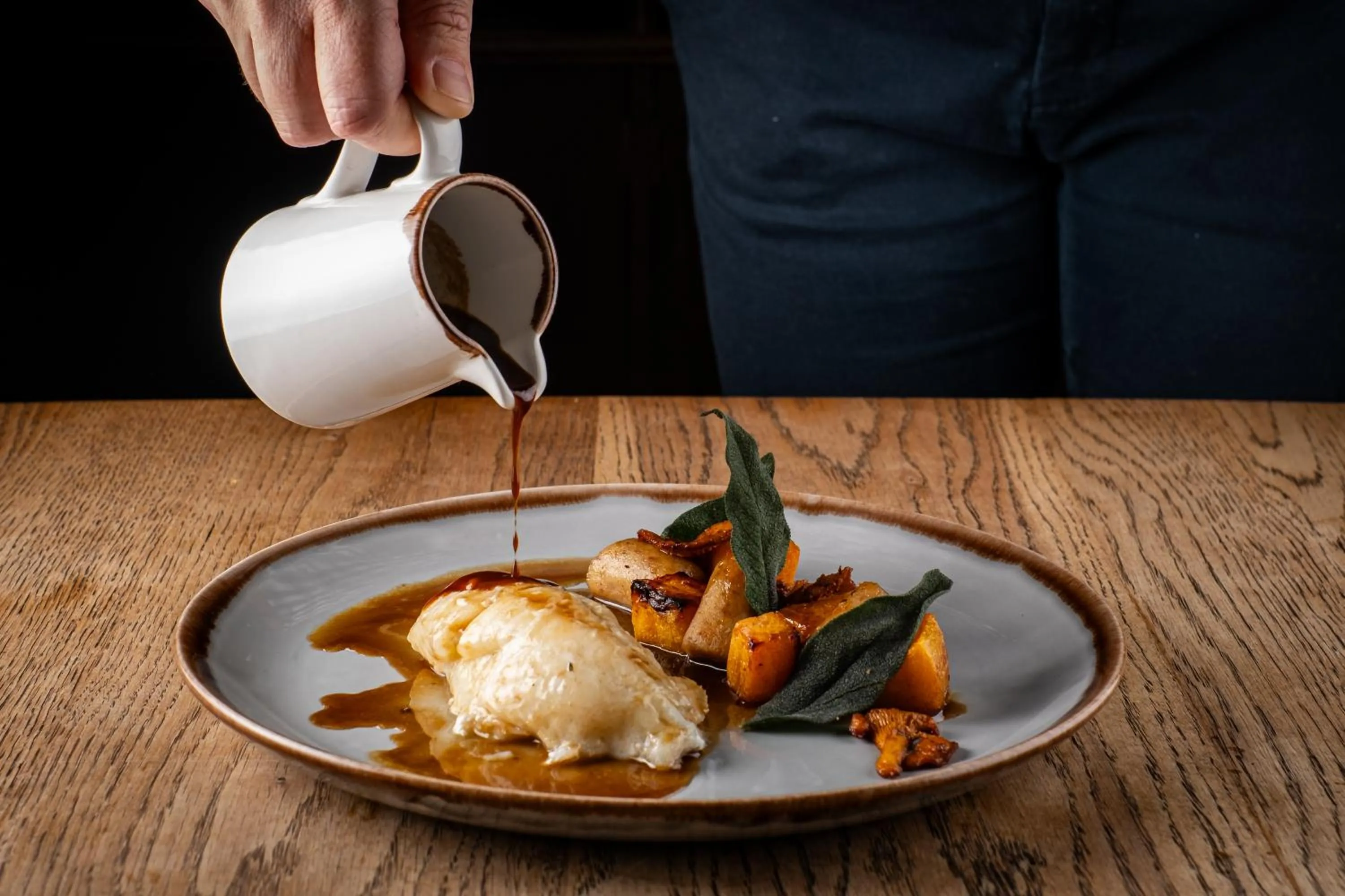 Food close-up in The Wild Boar