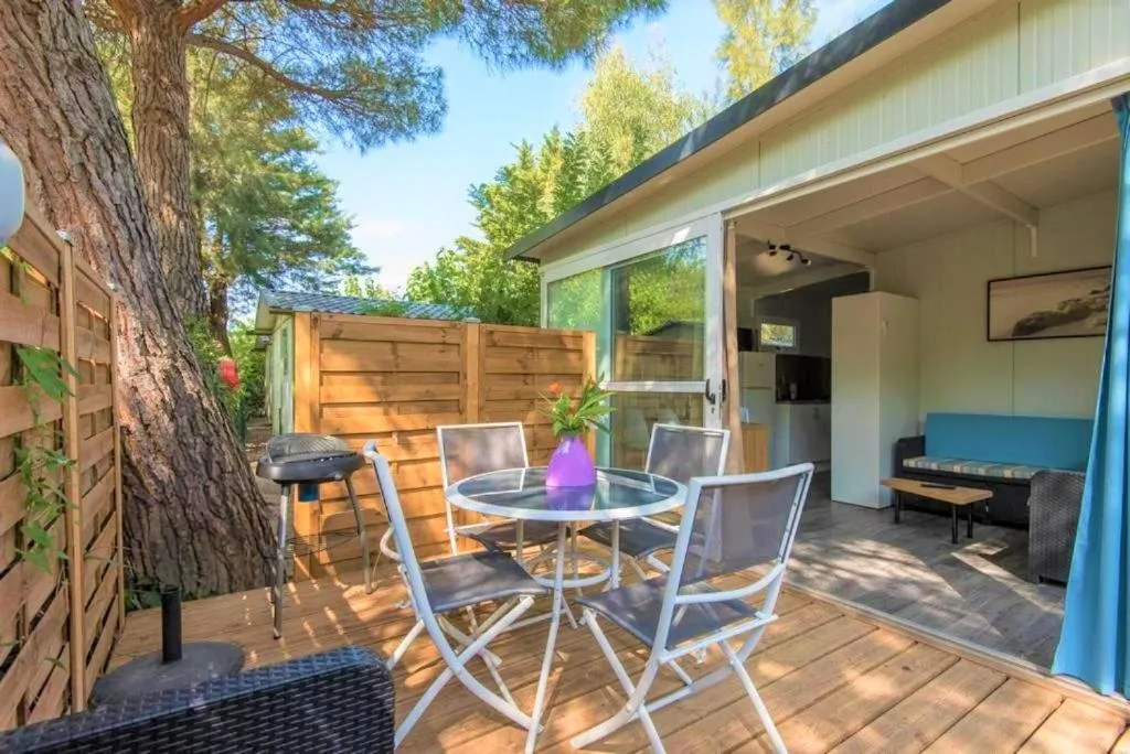 Patio in Camping La Pinède Enchantée