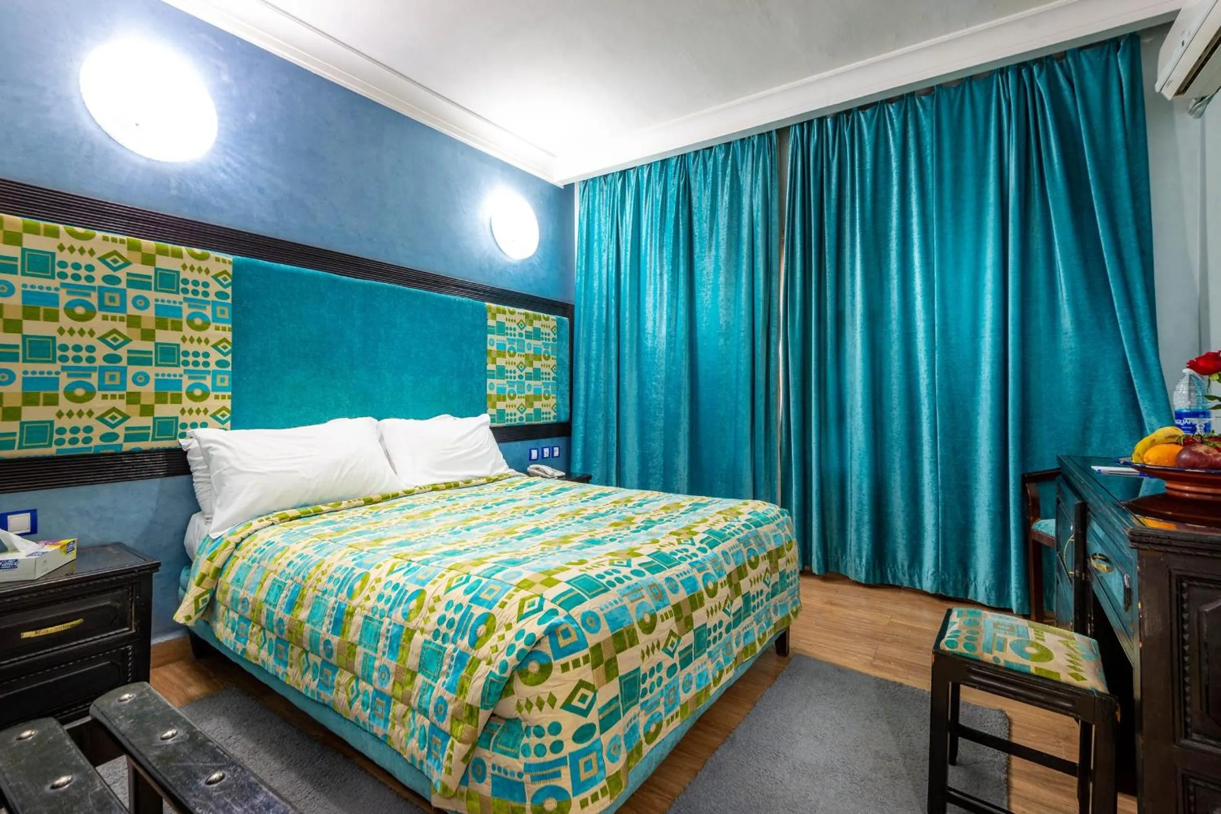 Bed in Hotel Oudaya & Spa