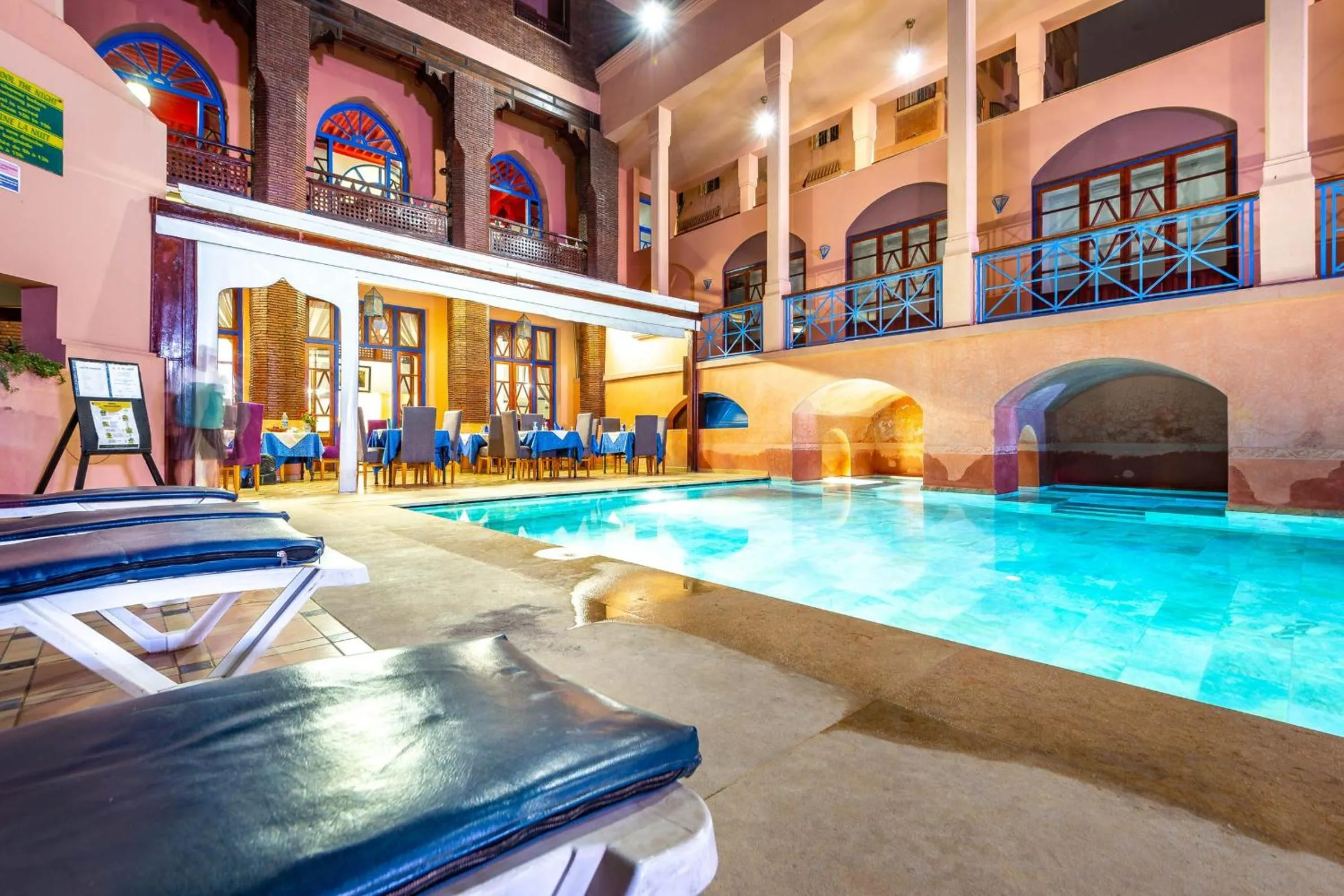 Pool view in Hotel Oudaya & Spa