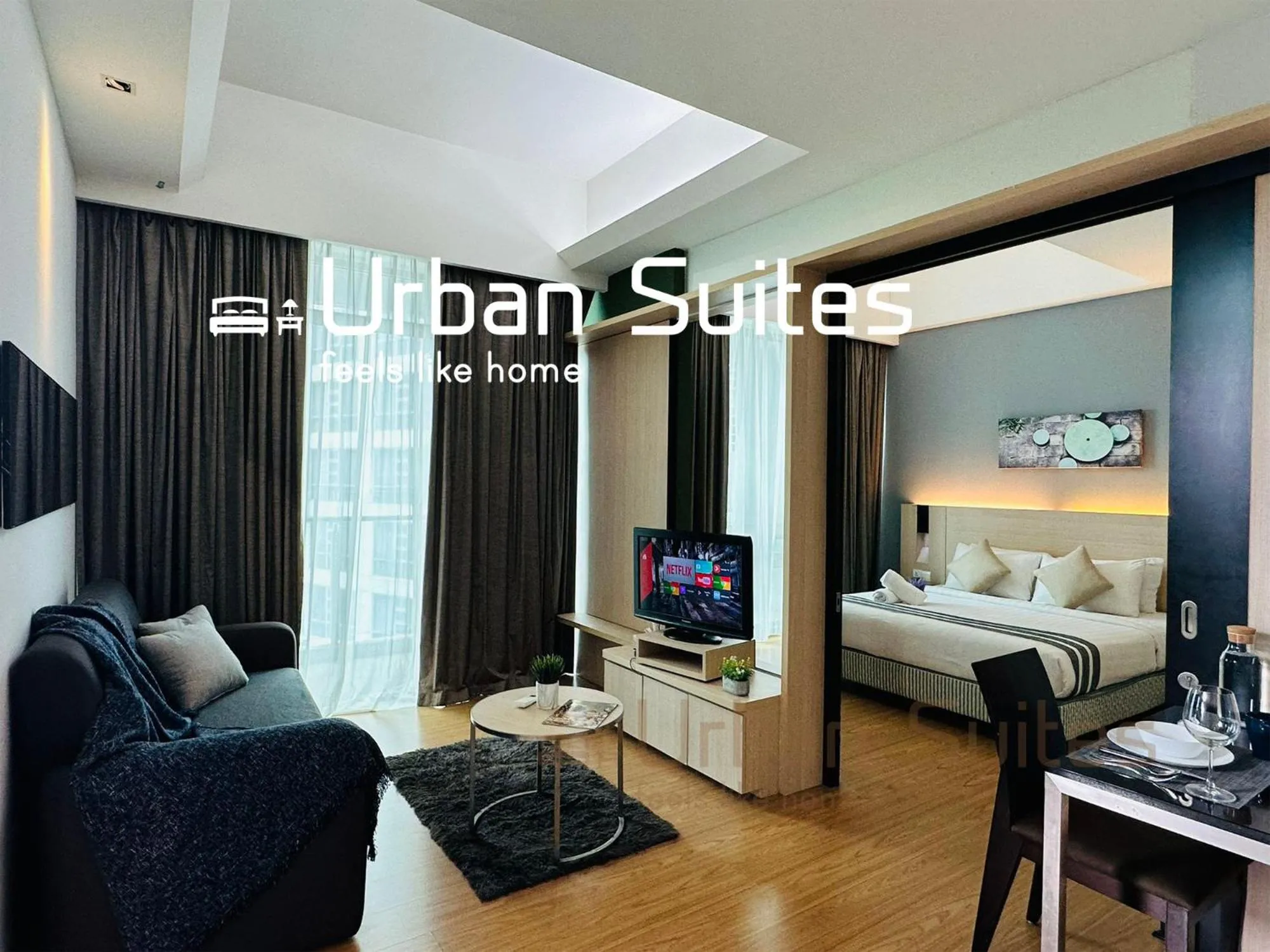 Bed in Urban Suites @ Swiss Garden Residence