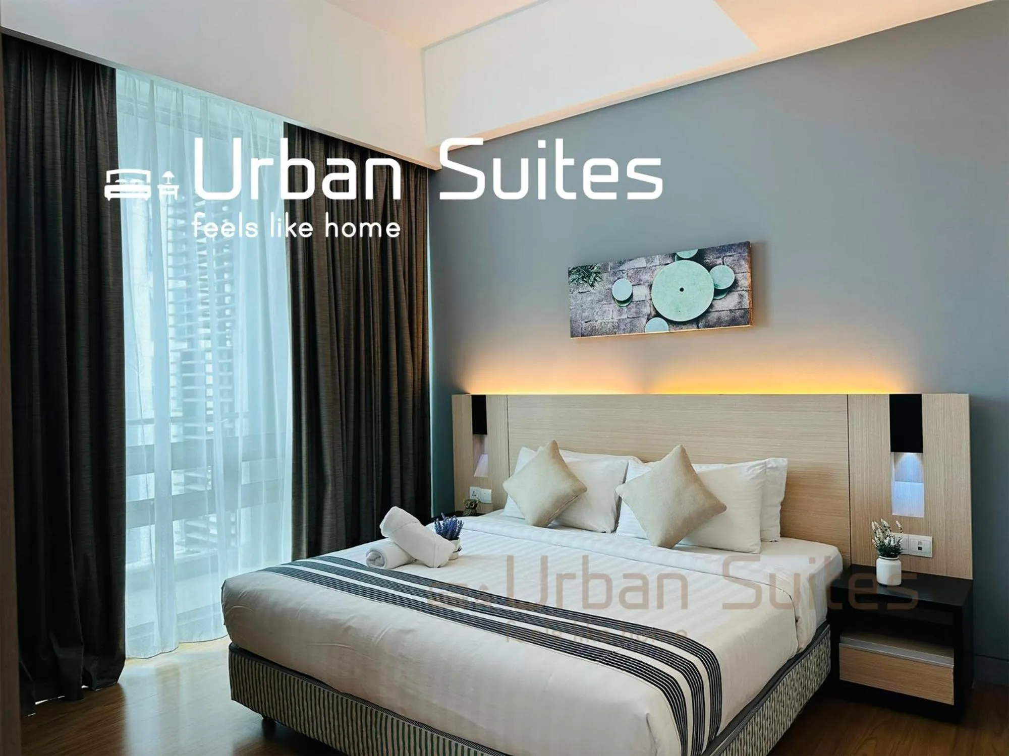 Bed in Urban Suites @ Swiss Garden Residence