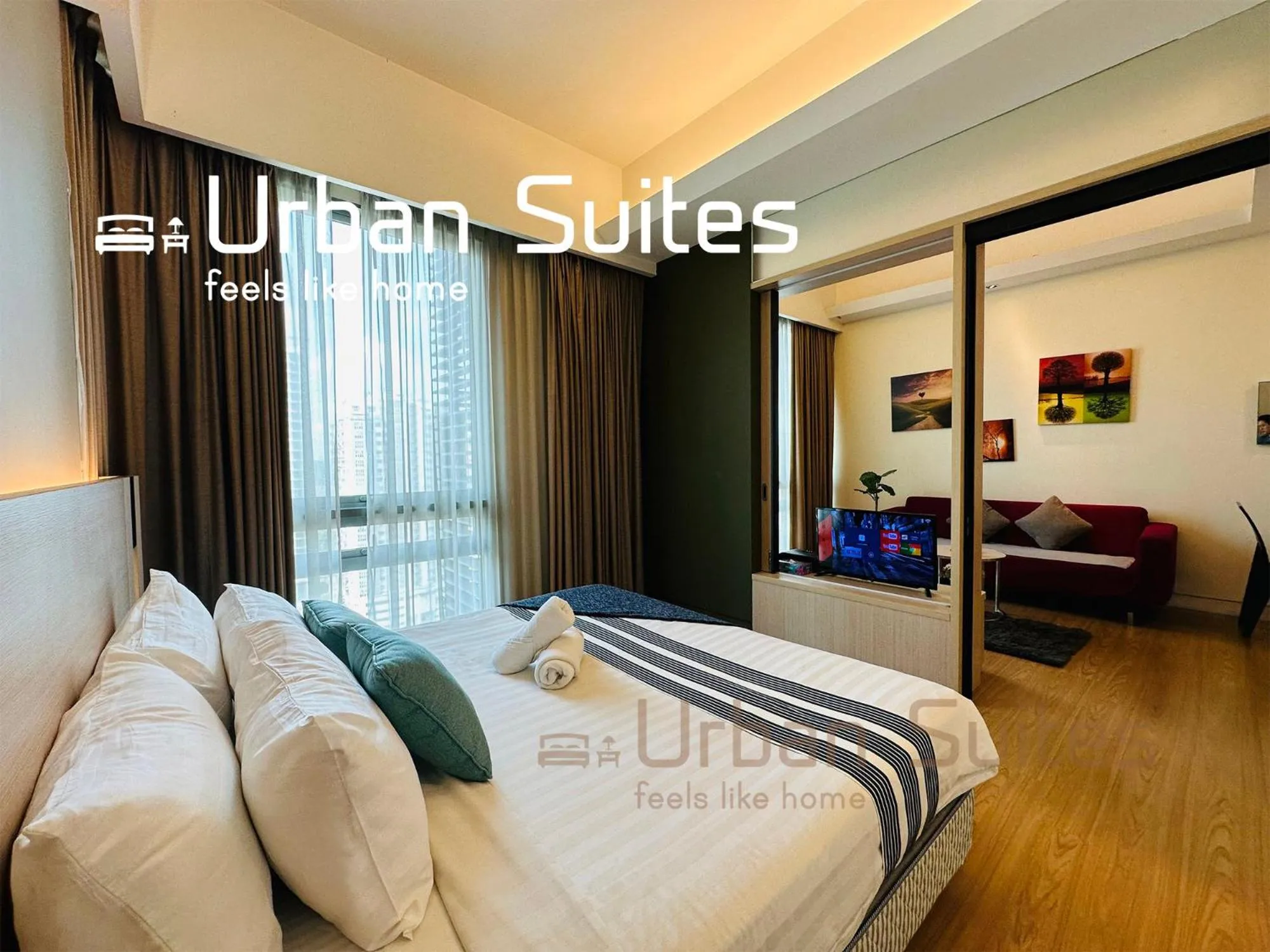 Bed in Urban Suites @ Swiss Garden Residence
