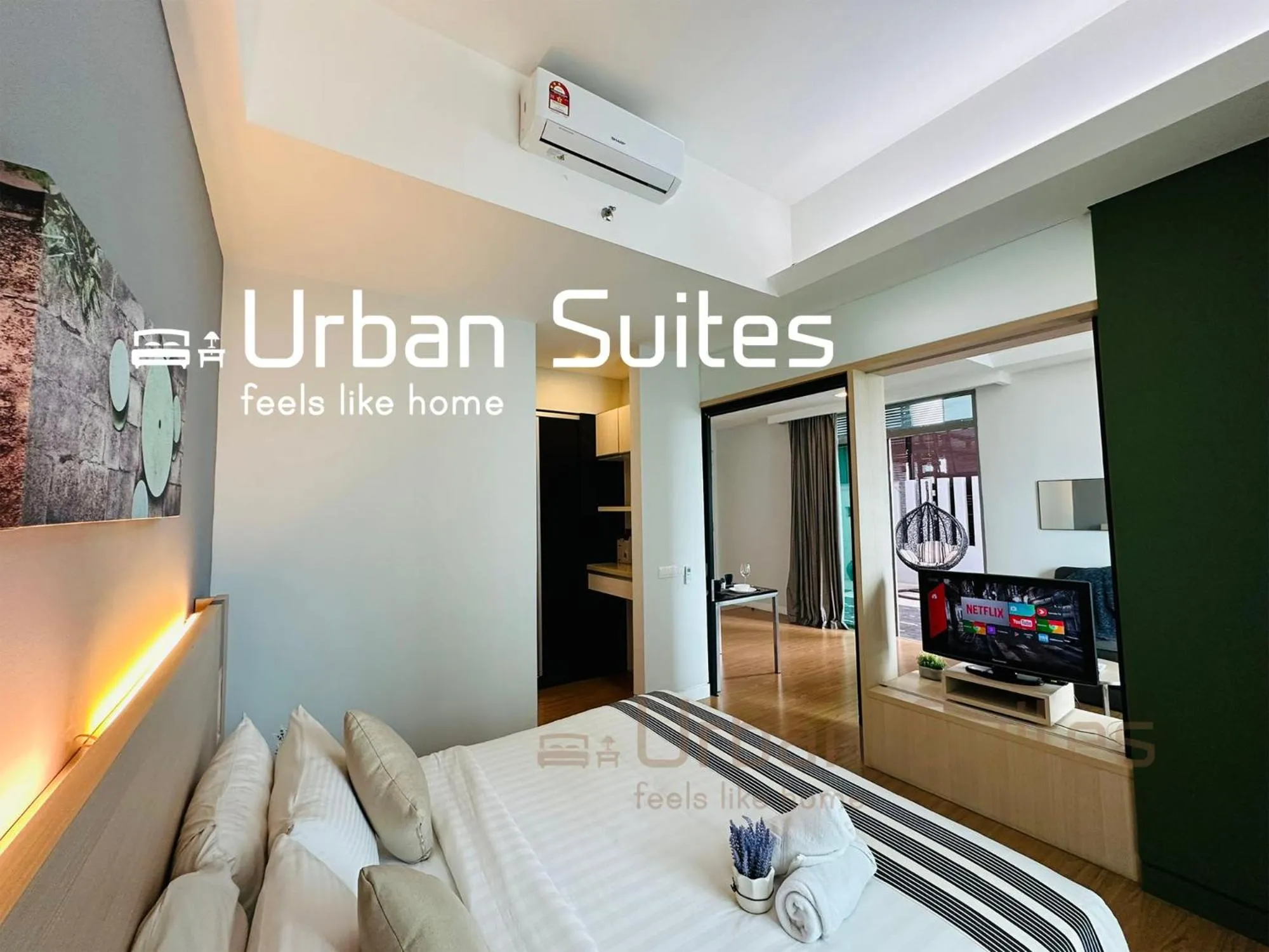 Bed in Urban Suites @ Swiss Garden Residence