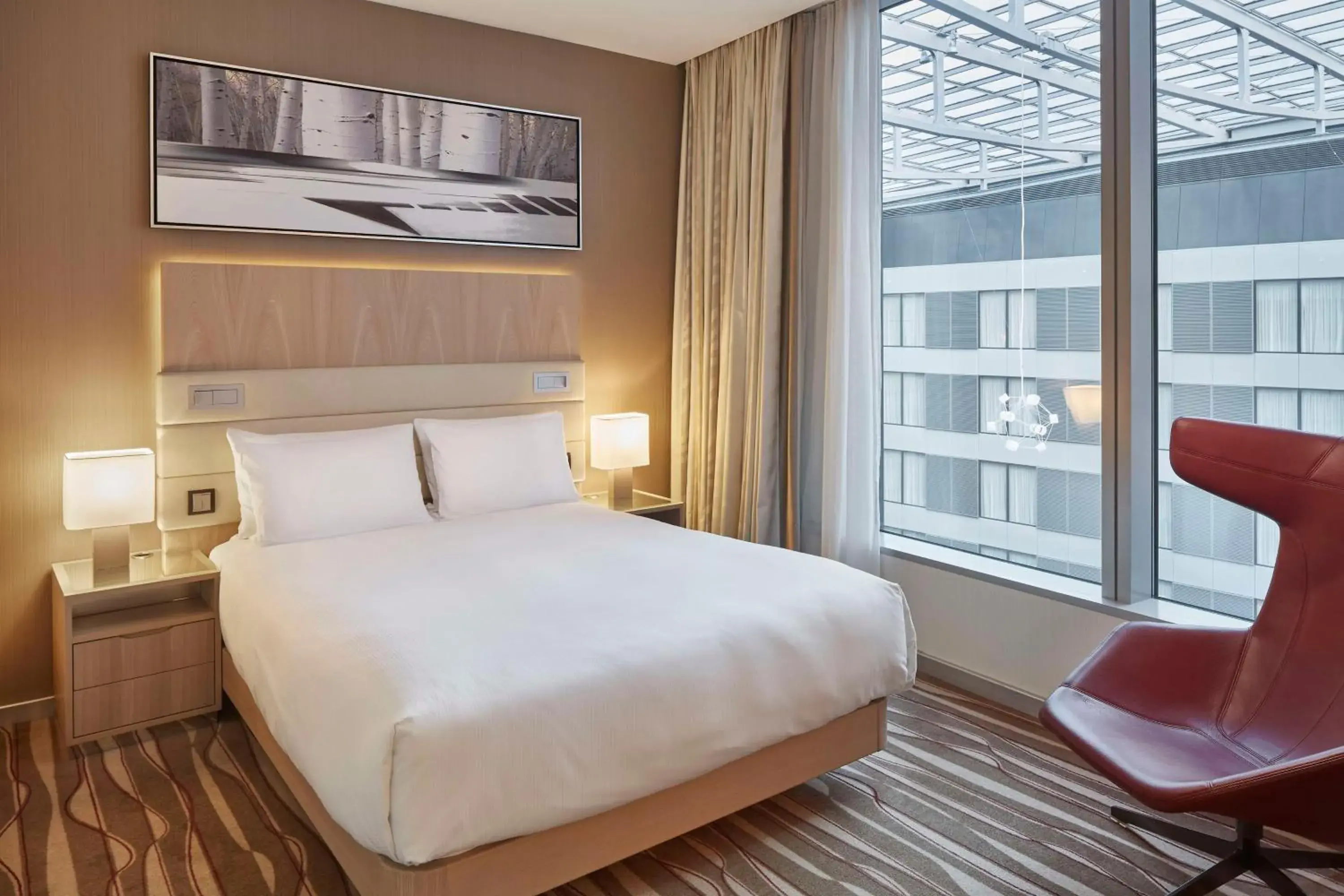 Queen Room - single occupancy in Hilton Frankfurt Airport Queen Room - single occupancy in Hilton Frankfurt Airport