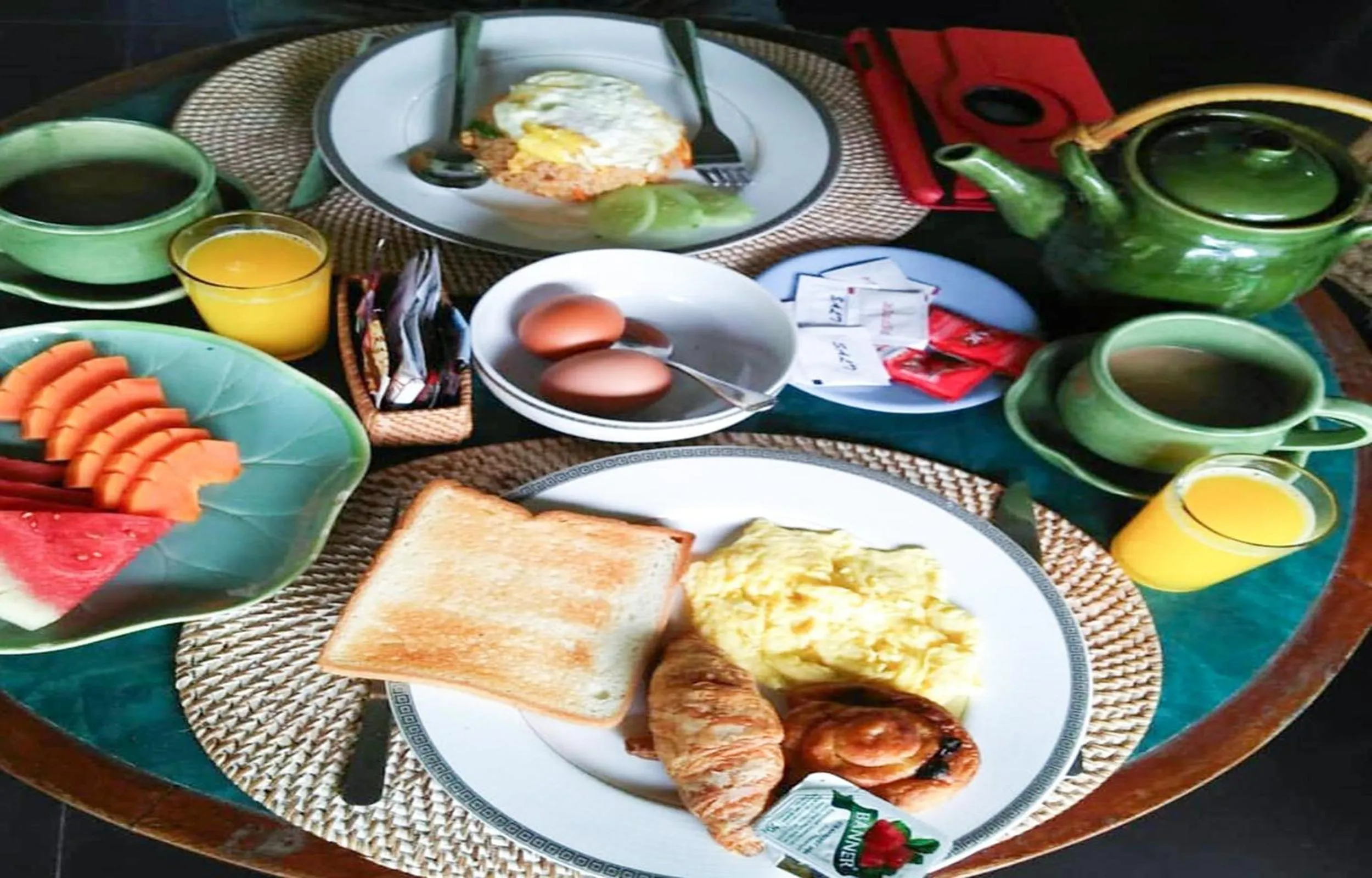 Breakfast in Aqua Bali Villa