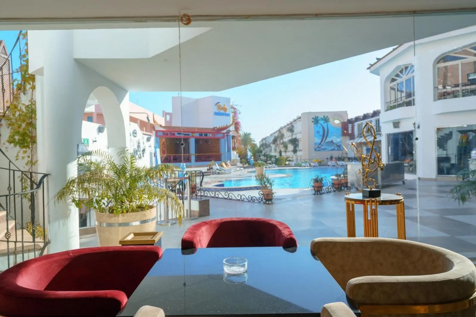 Lounge or bar in MinaMark Beach Resort for Families and Couples Only