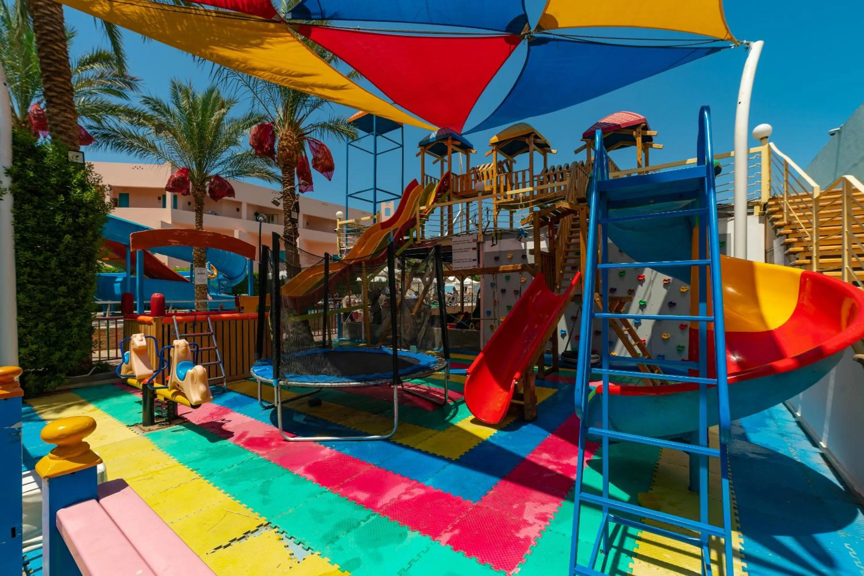 Children play ground in MinaMark Beach Resort for Families and Couples Only