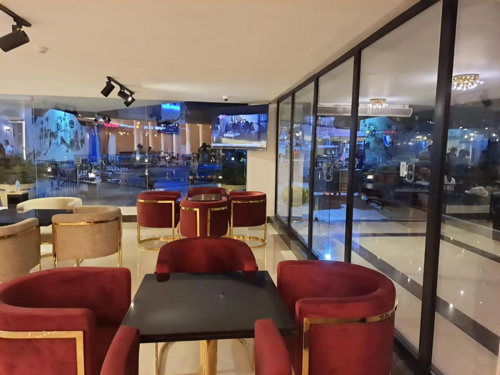 Lobby or reception in MinaMark Beach Resort for Families and Couples Only