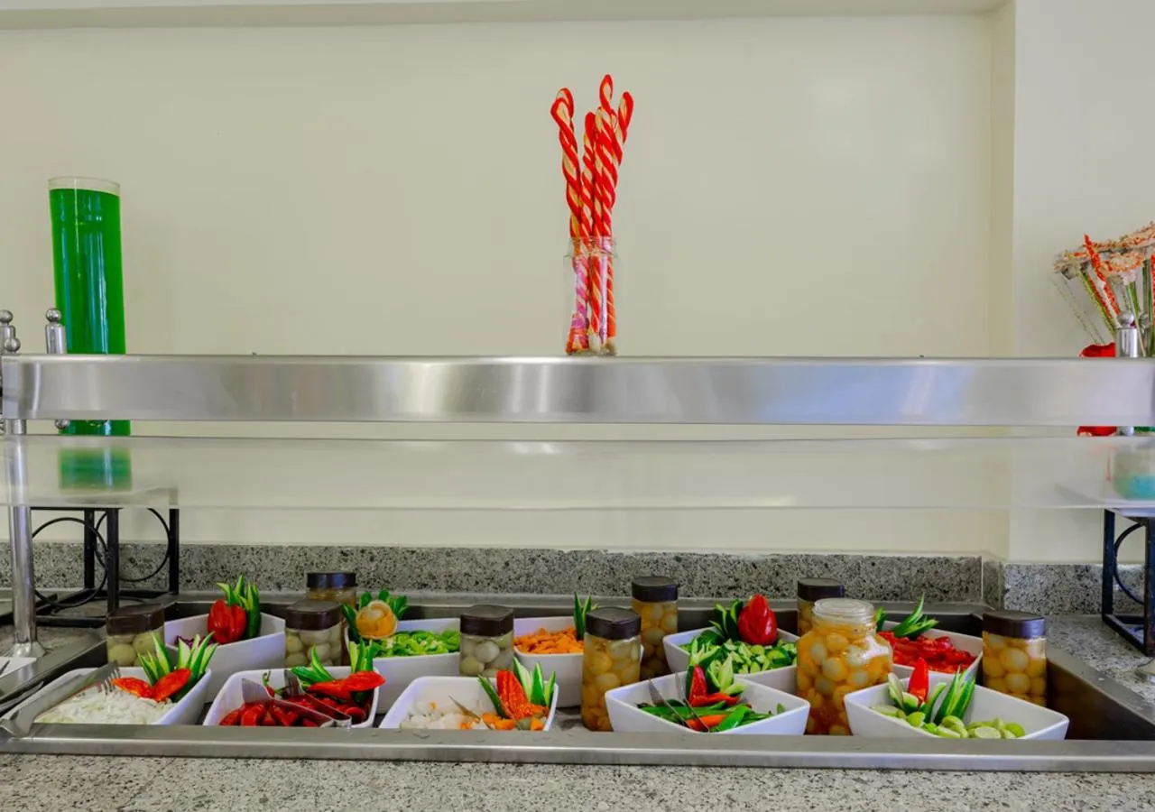 Buffet breakfast in MinaMark Beach Resort for Families and Couples Only