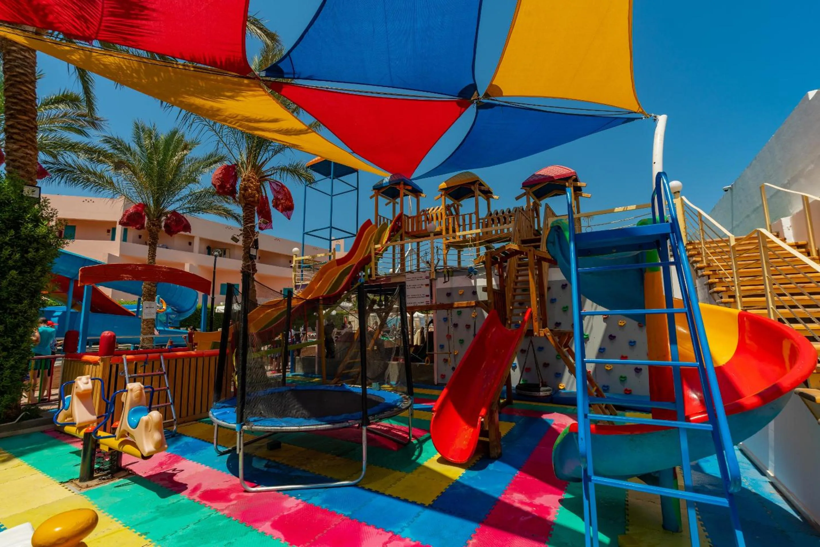 Children play ground in MinaMark Beach Resort for Families and Couples Only
