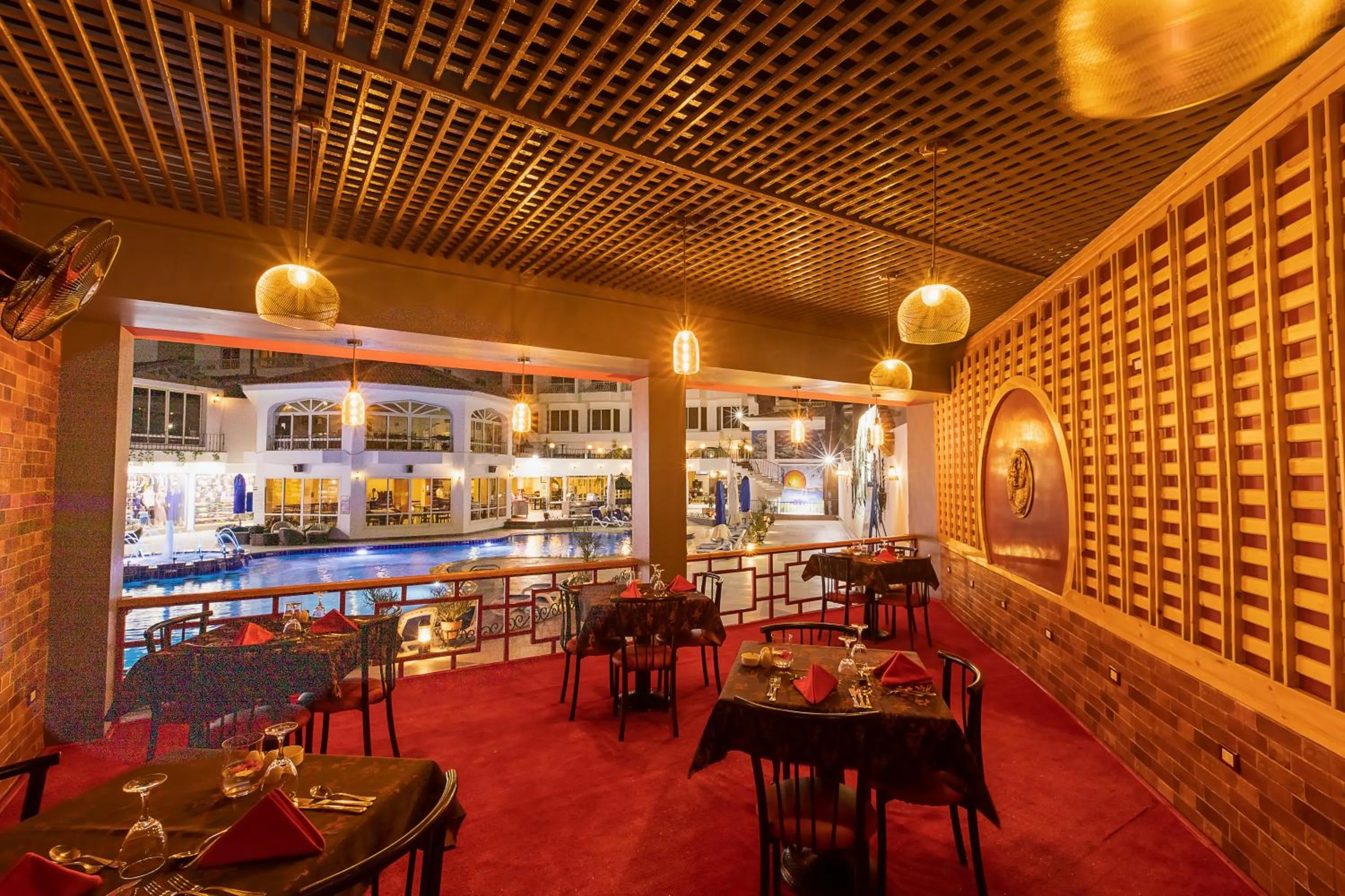 Restaurant/places to eat in MinaMark Beach Resort for Families and Couples Only