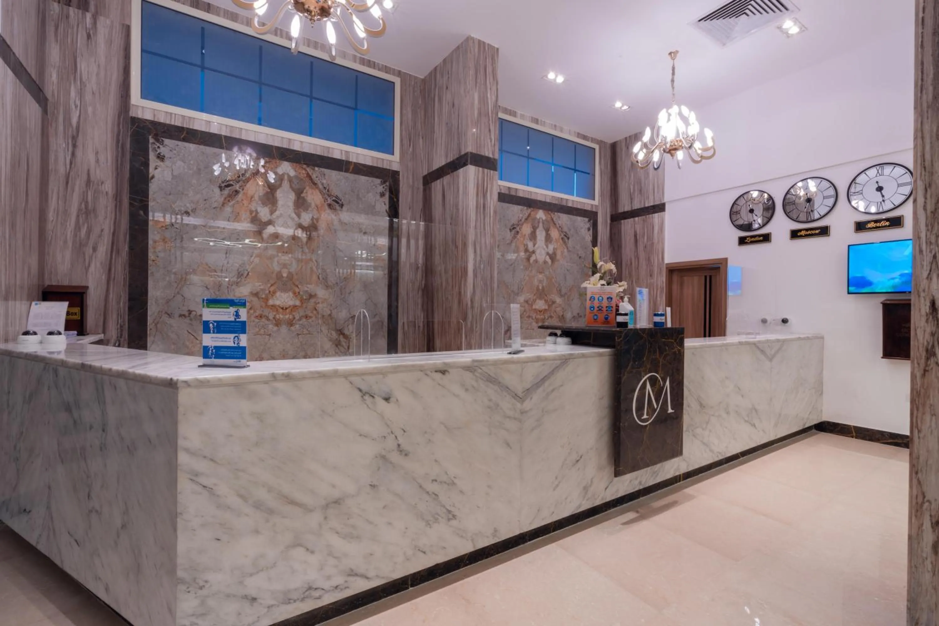 Lobby or reception in MinaMark Beach Resort for Families and Couples Only