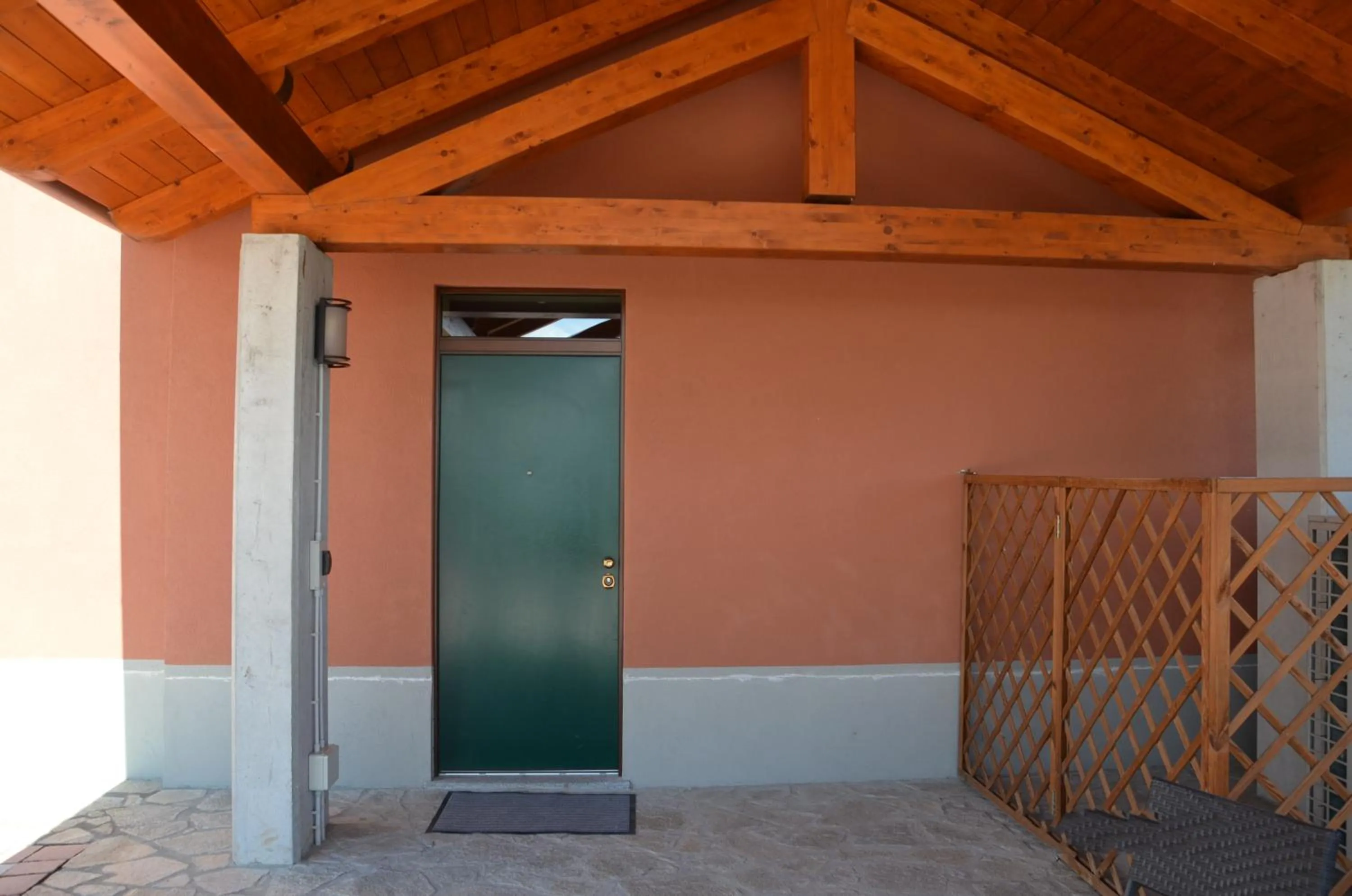 Facade/entrance in Eco-Residence