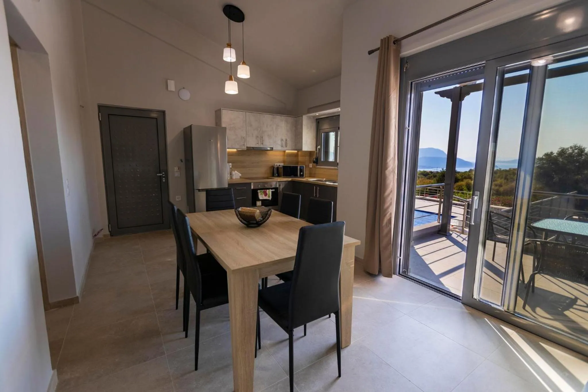 Dining area in Electra Villas